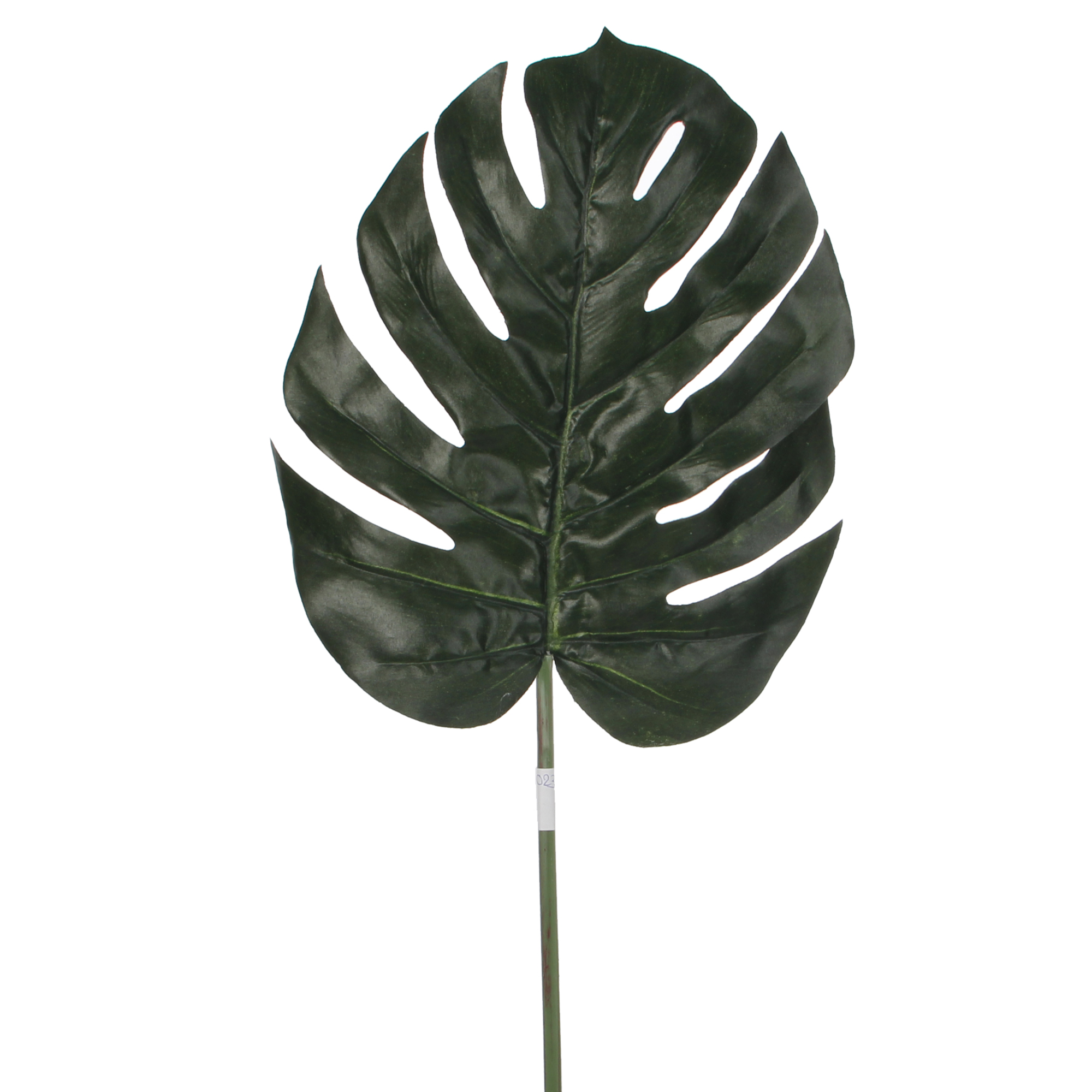 Vara artificial hoja monstera de 88 cm de altura