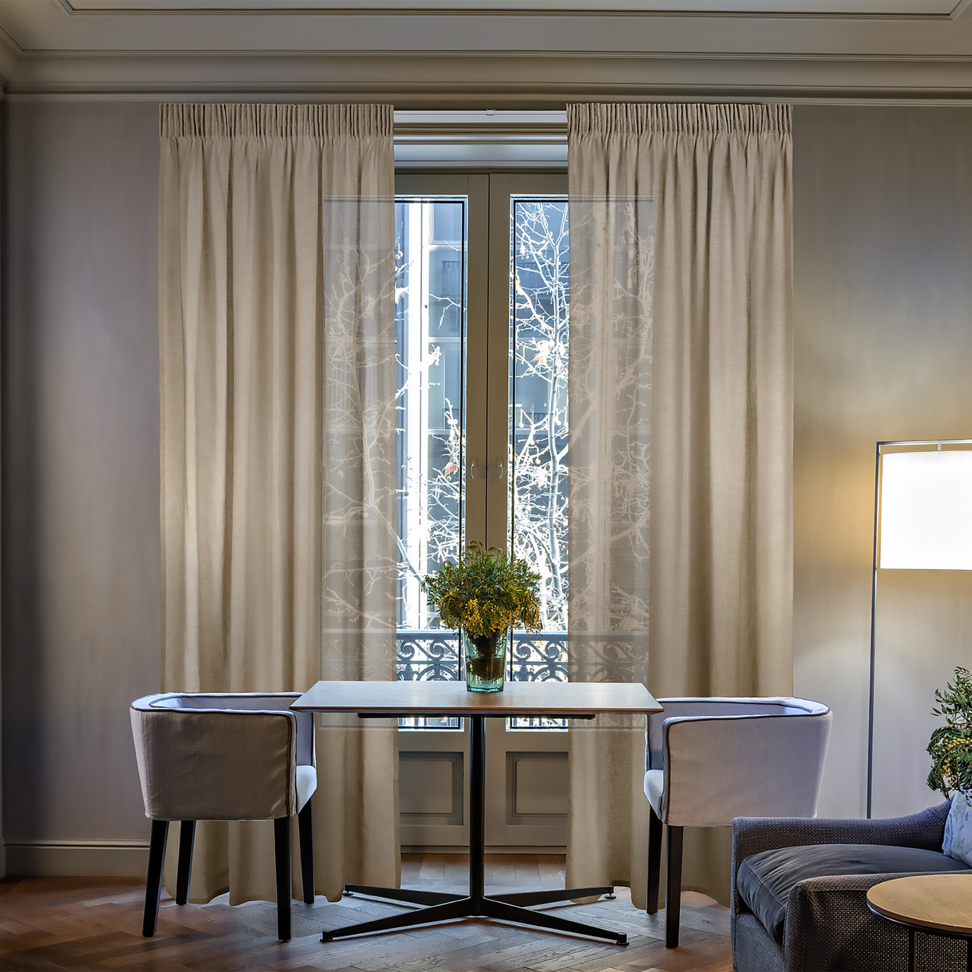 Calha com cordão 210-390CM CORTINA PESADA - 4