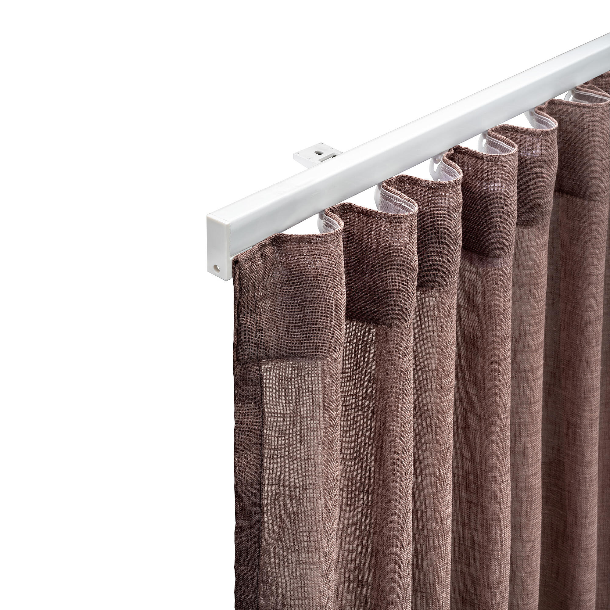 Kit calha manual branco 150 cm Onda Perfeita - 4