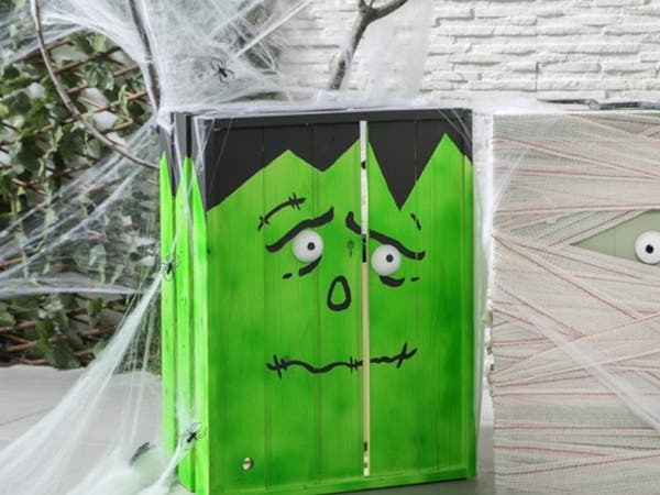 Decorazioni Per Halloween - Strega Che Si Schianta, Addobbi Esterno, Streghe Volanti Sull'albero Per Autunnale Cortile Patio Portico Decorazione Per