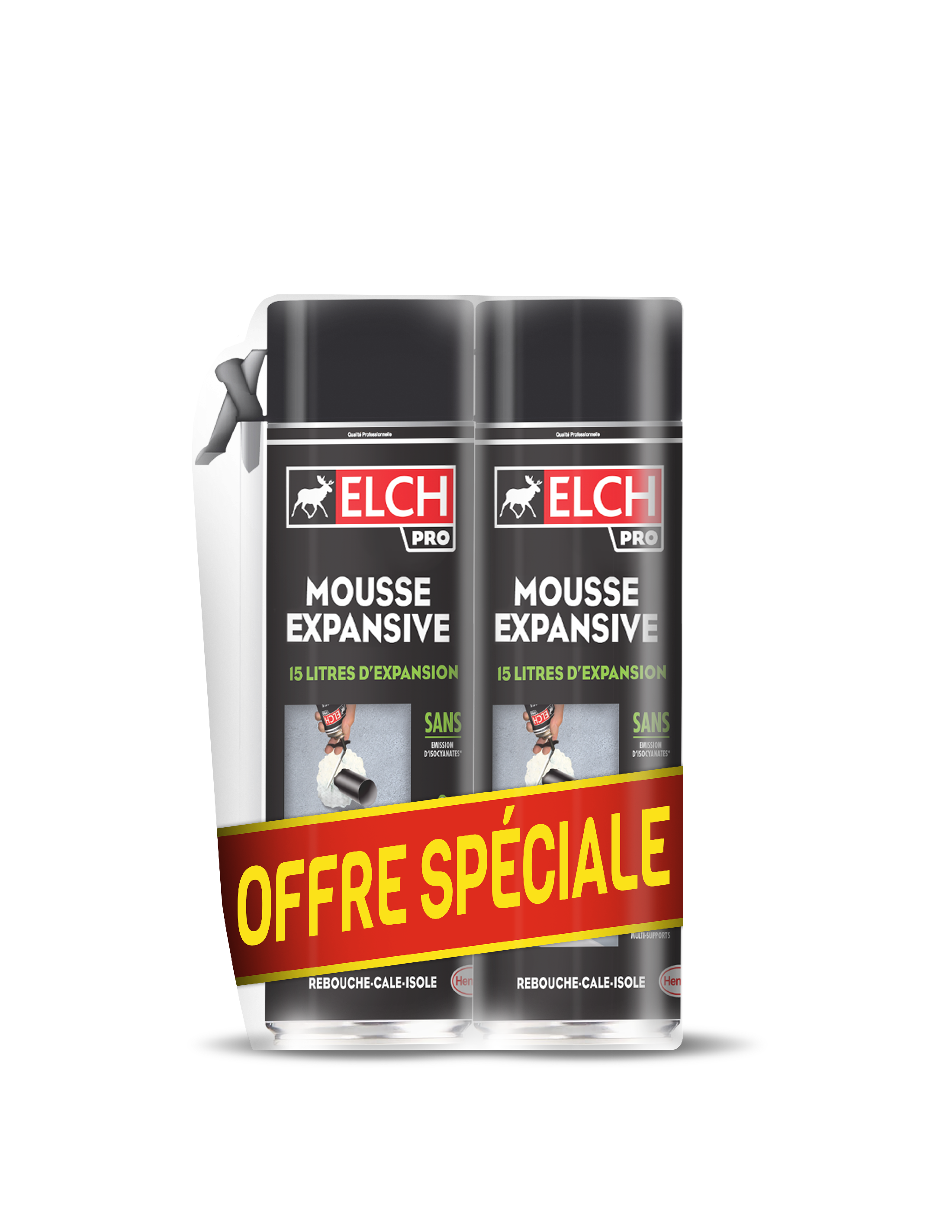 Mousse expansive Multiusages ELCH blanc Leroy Merlin