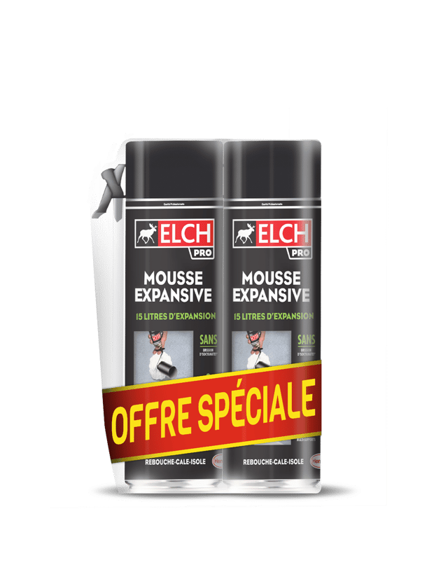 Mousse expansive Multi-usages ELCH blanc