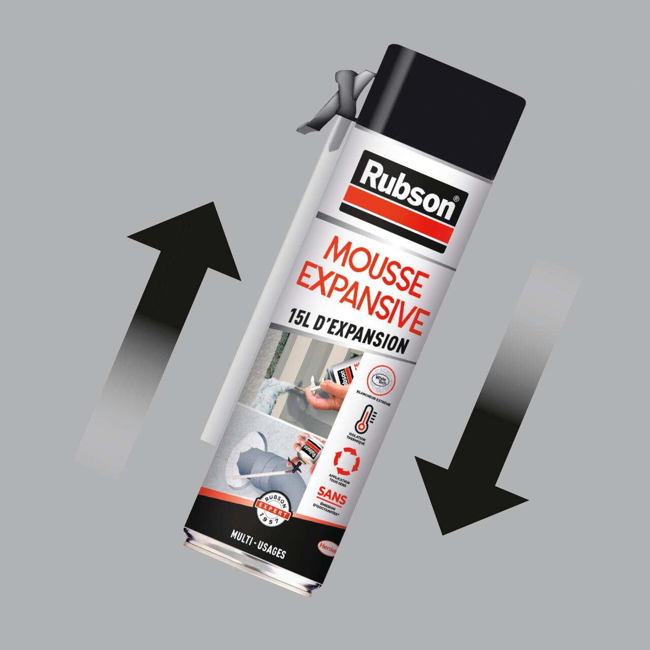 Mousse expansive Access, multi-usages RUBSON blanc 275ml - 6