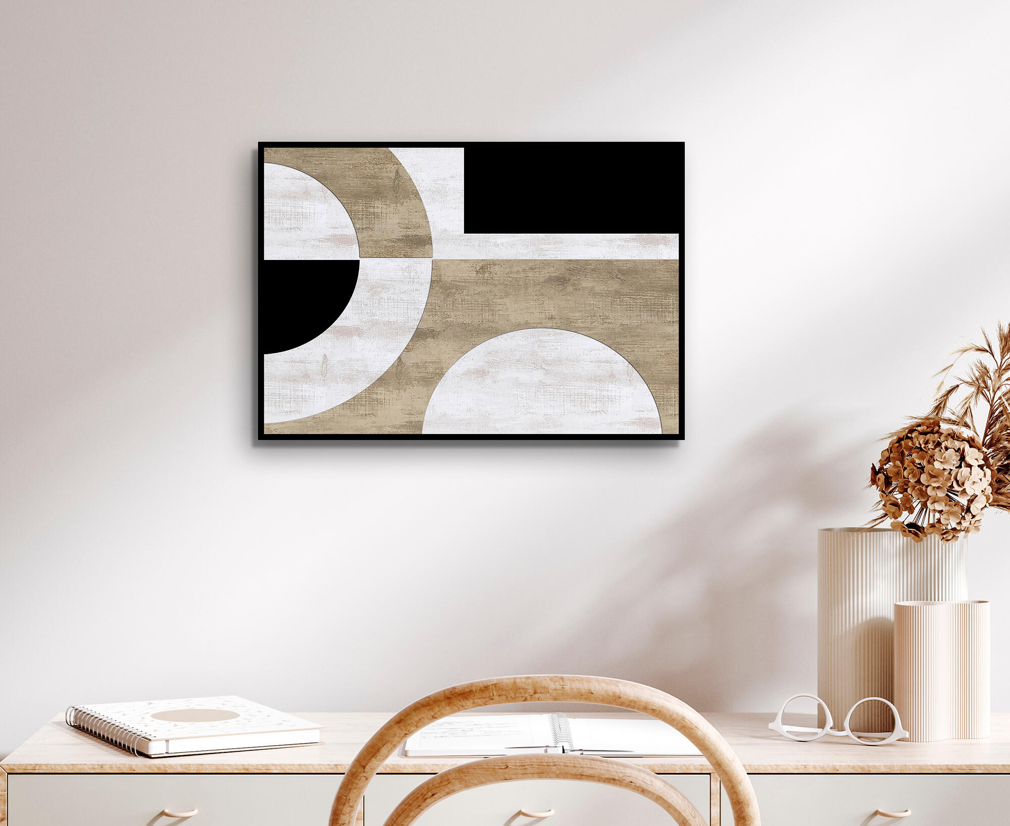 Tapa contador decorativa decoline geométrico 35 x 50 cm