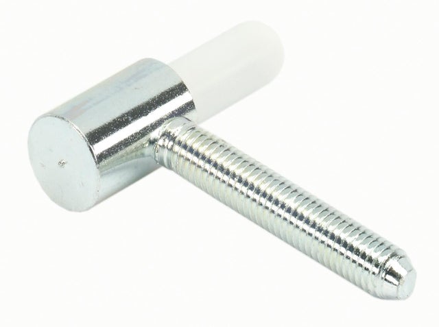 Set di 2 cardini in acciaio zincato H 45 mm ø 15 mm