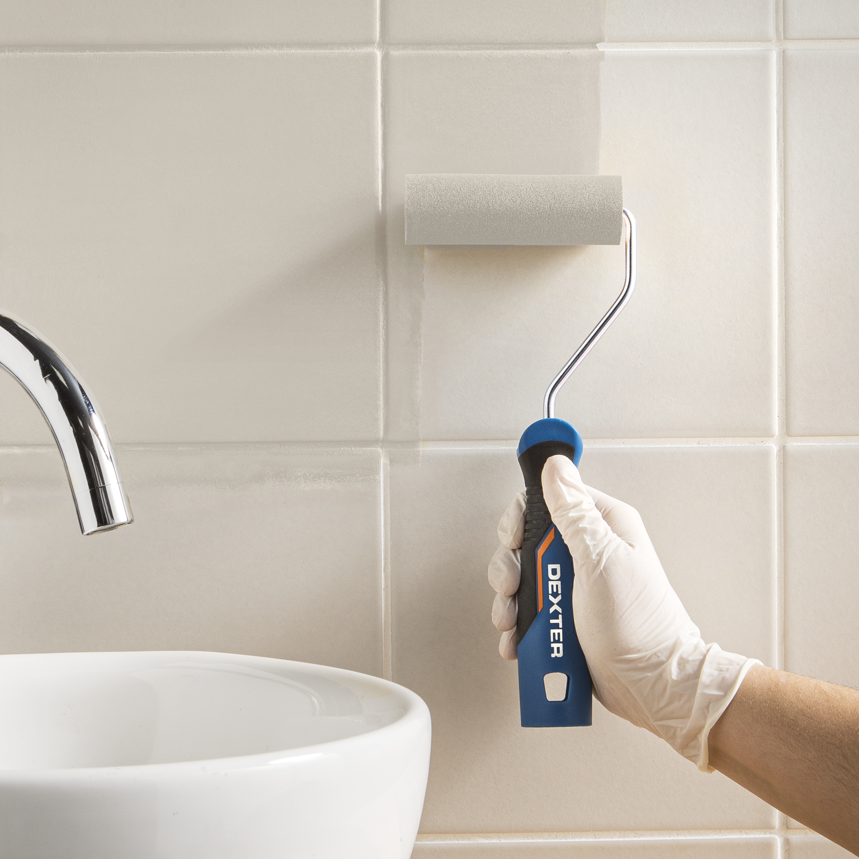 Peinture carrelage, meuble, crédence trench 6 satin LUXENS Cuisine et bain 2L - 5