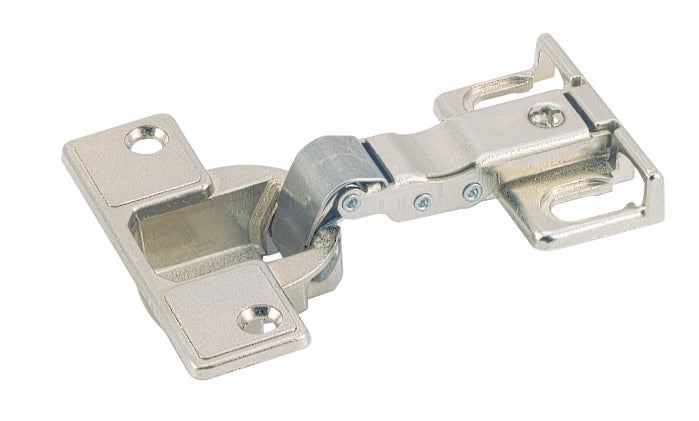 Cerniere Con Spina A Levare Mobila - 30x30 Mm, Nichelate, 2 Pezzi