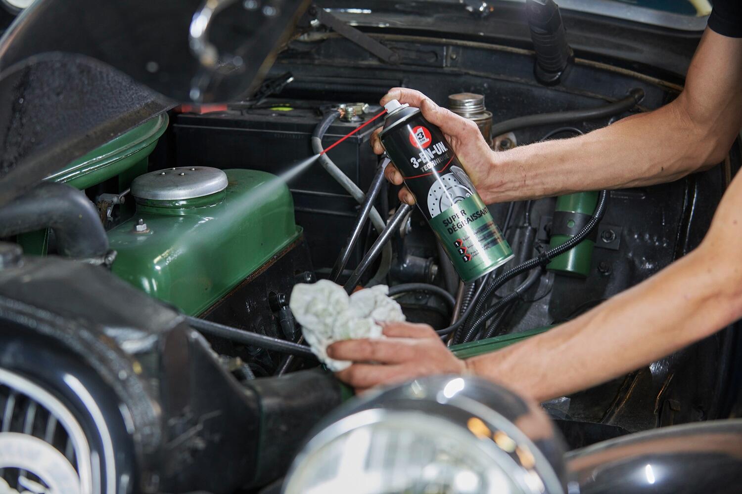 Super dégraissant en aérosol, 500ml, 3-EN-UN TECHNIQUE - 4