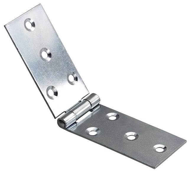 Cerniera piatta per mobili reversibile in acciaio zincato H 80 X L 140 mm
