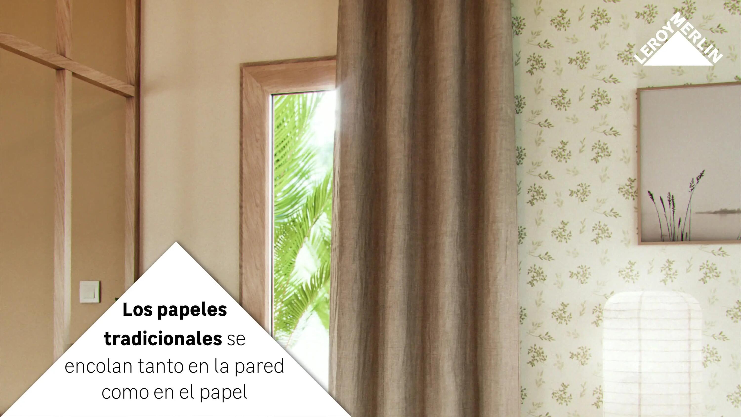 como colocar papel pintado