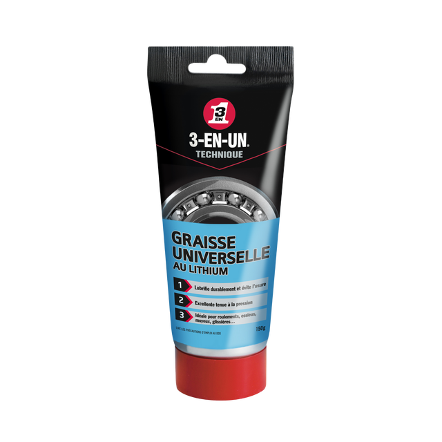 Graisse universelle au lithium en tube, 150 g 3-EN-UN TECHNIQUE