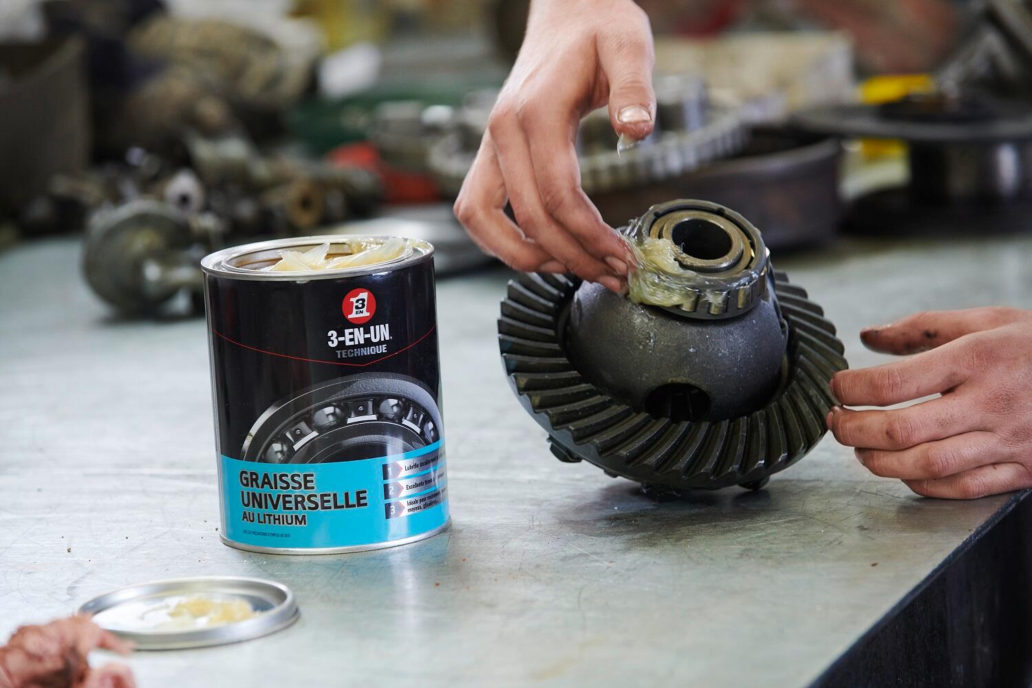 Graisse universelle lithium, 3-EN-UN TECHNIQUE en pot 1000 g - 6