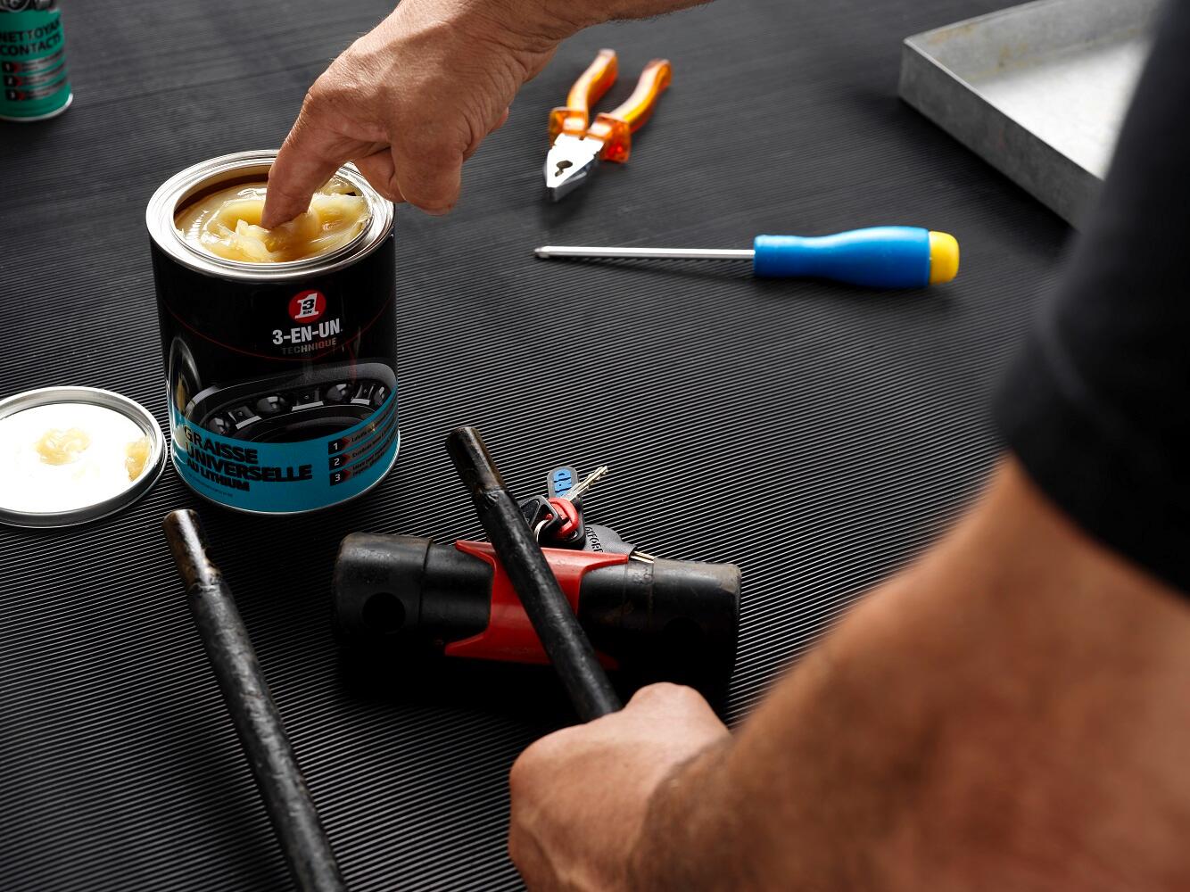 Graisse universelle lithium, 3-EN-UN TECHNIQUE en pot 1000 g - 5
