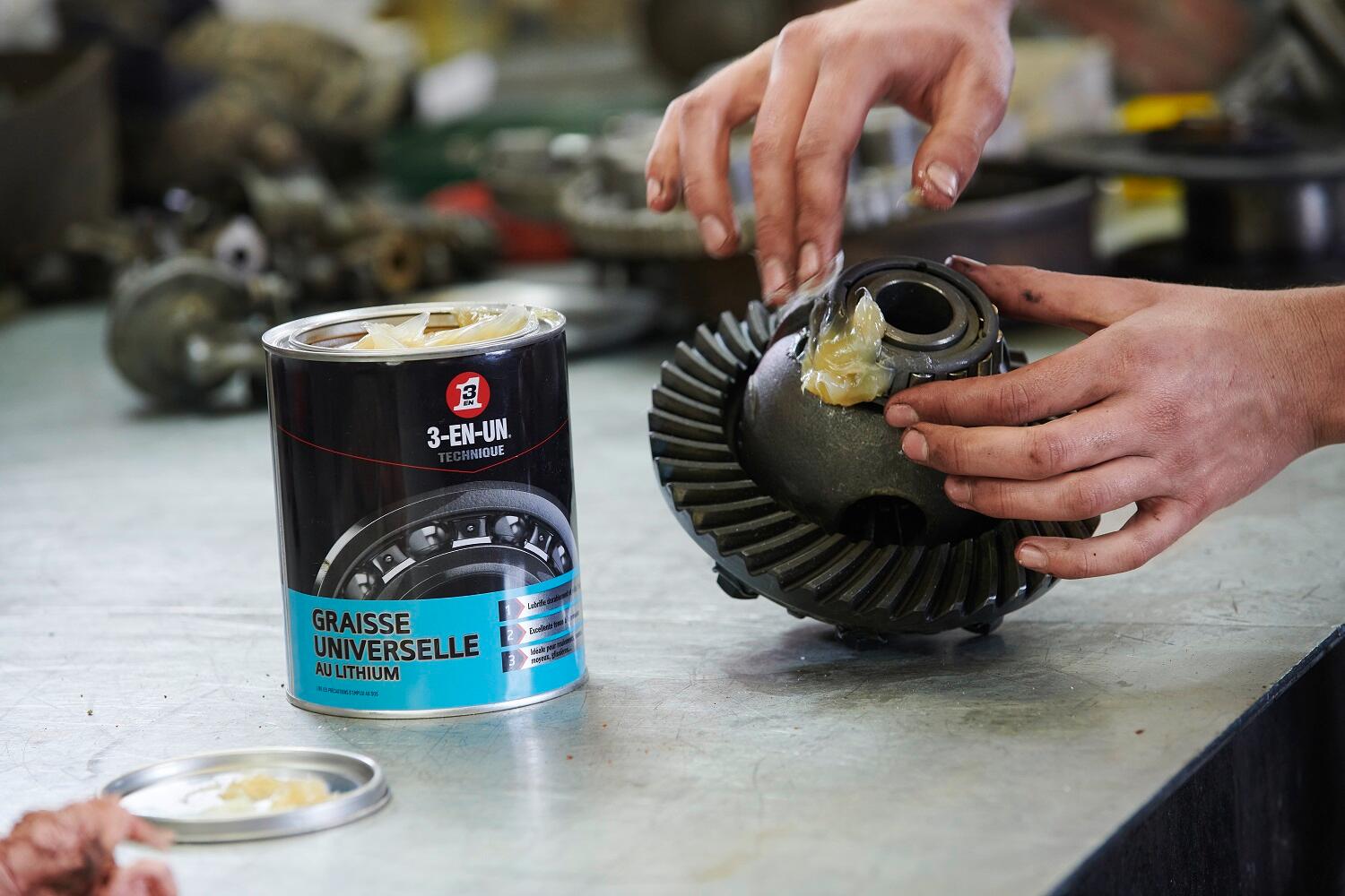 Graisse universelle lithium, 3-EN-UN TECHNIQUE en pot 1000 g - 2
