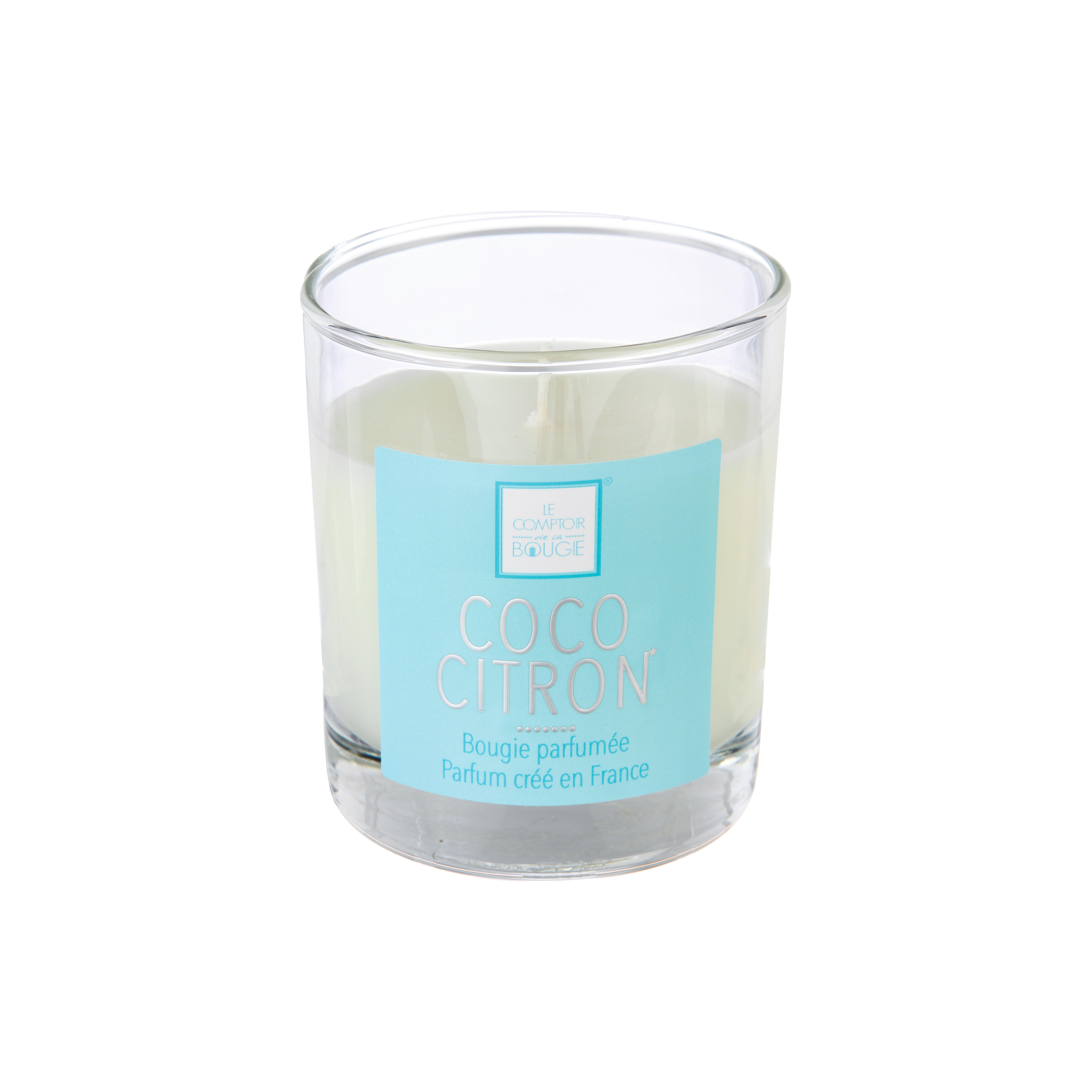 Bougie parfumée à la cire de soja 190g - Version 1 - mimosa & rose