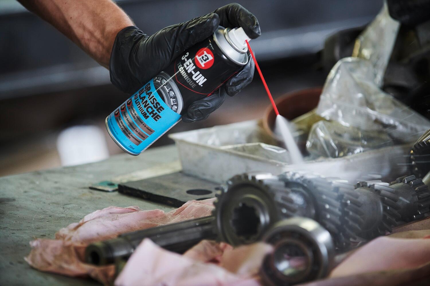 Graisse blanche au lithium en aérosol, 250 ml 3-EN-UN TECHNIQUE - 3