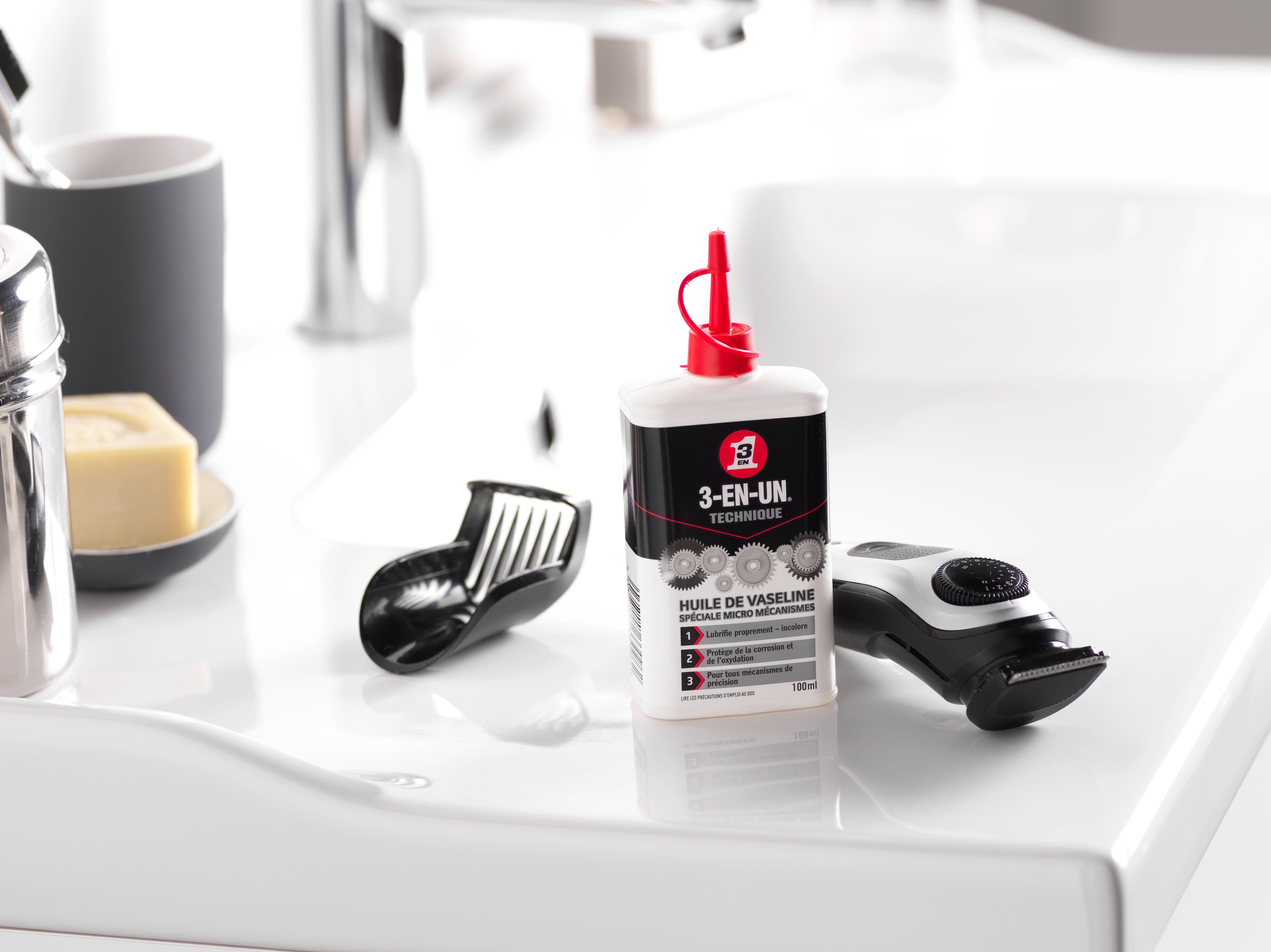 Huile de vaseline 3-EN-UN TECHNIQUE en burette 100 ml - 7