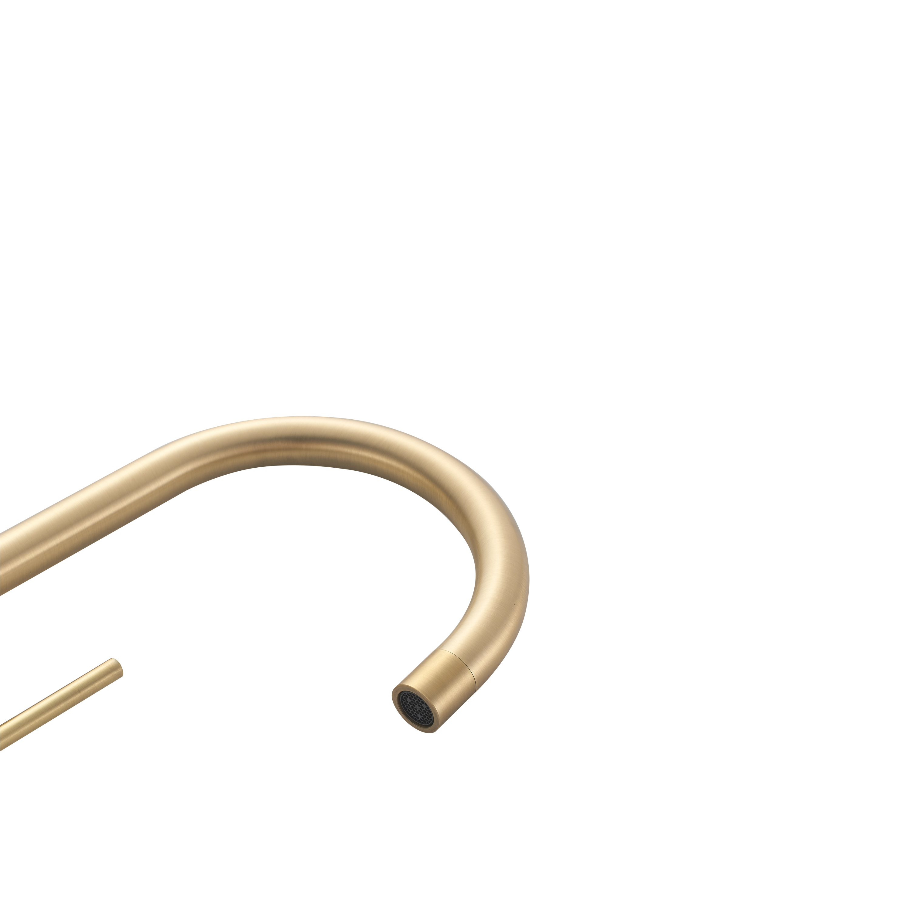 Mitigeur de lavabo or brossé, bec mobile, Loa, SENSEA - 6