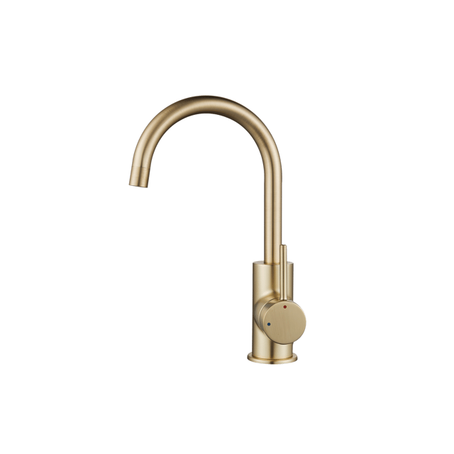 Torneira de lavatório dourado 4,2x17,4x27,3 cm Sensea Loa
