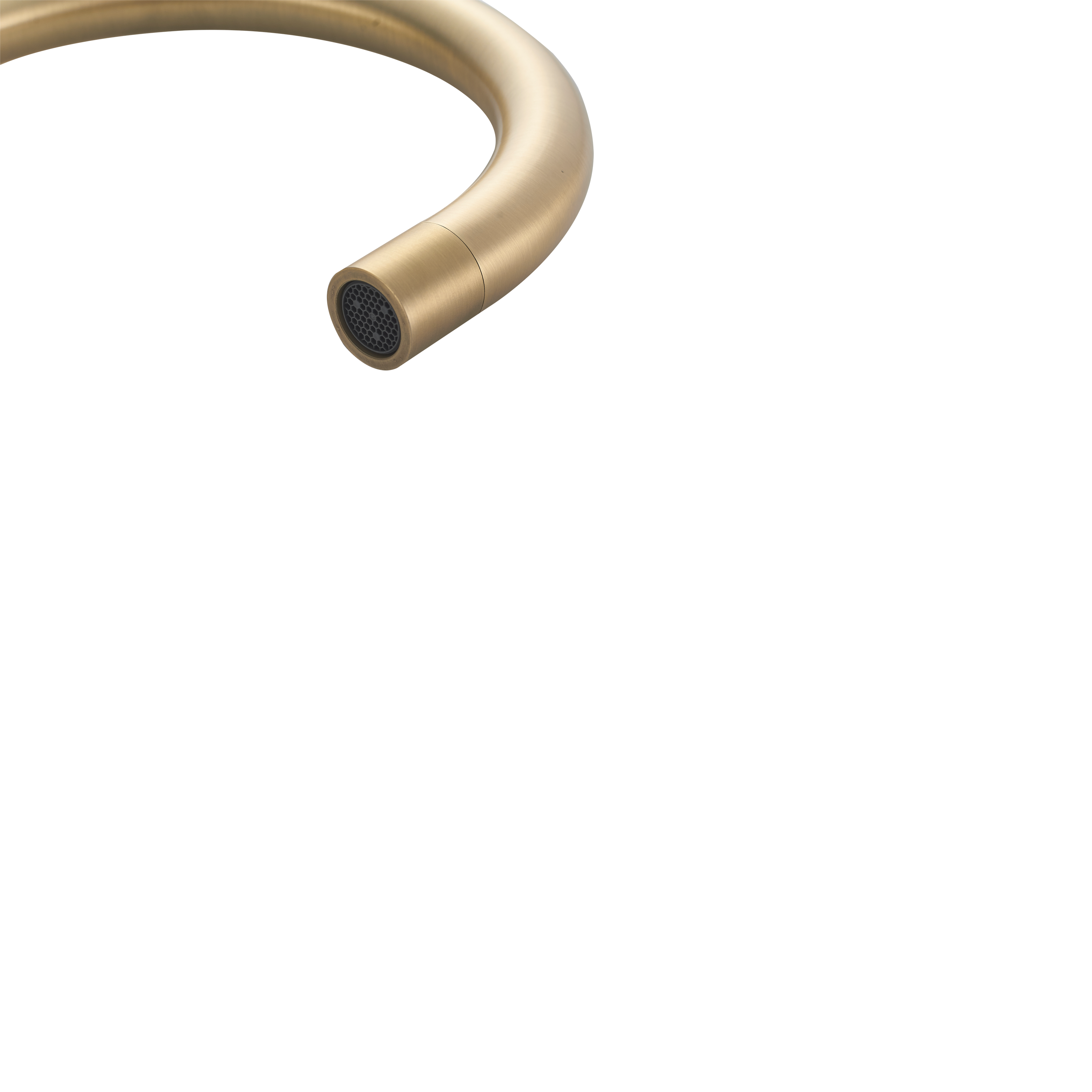 Mitigeur de lavabo or brossé, bec mobile, Loa, SENSEA - 7