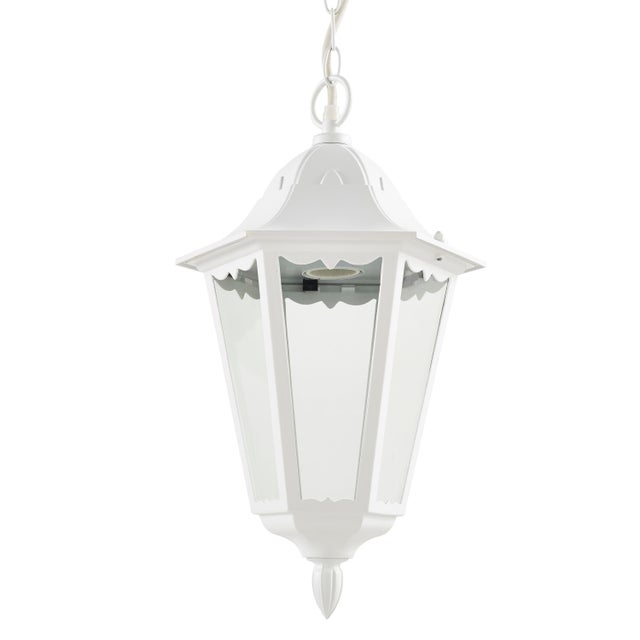 Lampadario Moderno Monza nero paralume bianco E27 INSPIRE