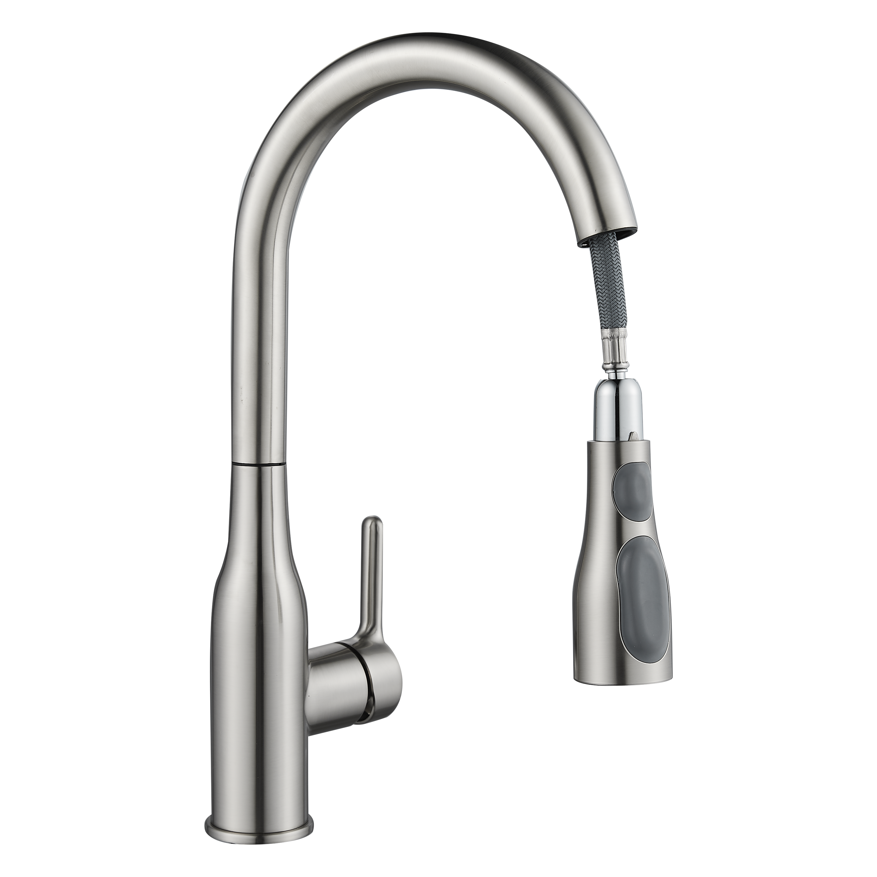 Bateria kuchenna z wyciąganą wylewką U Deli Fanny Nikiel Delinia