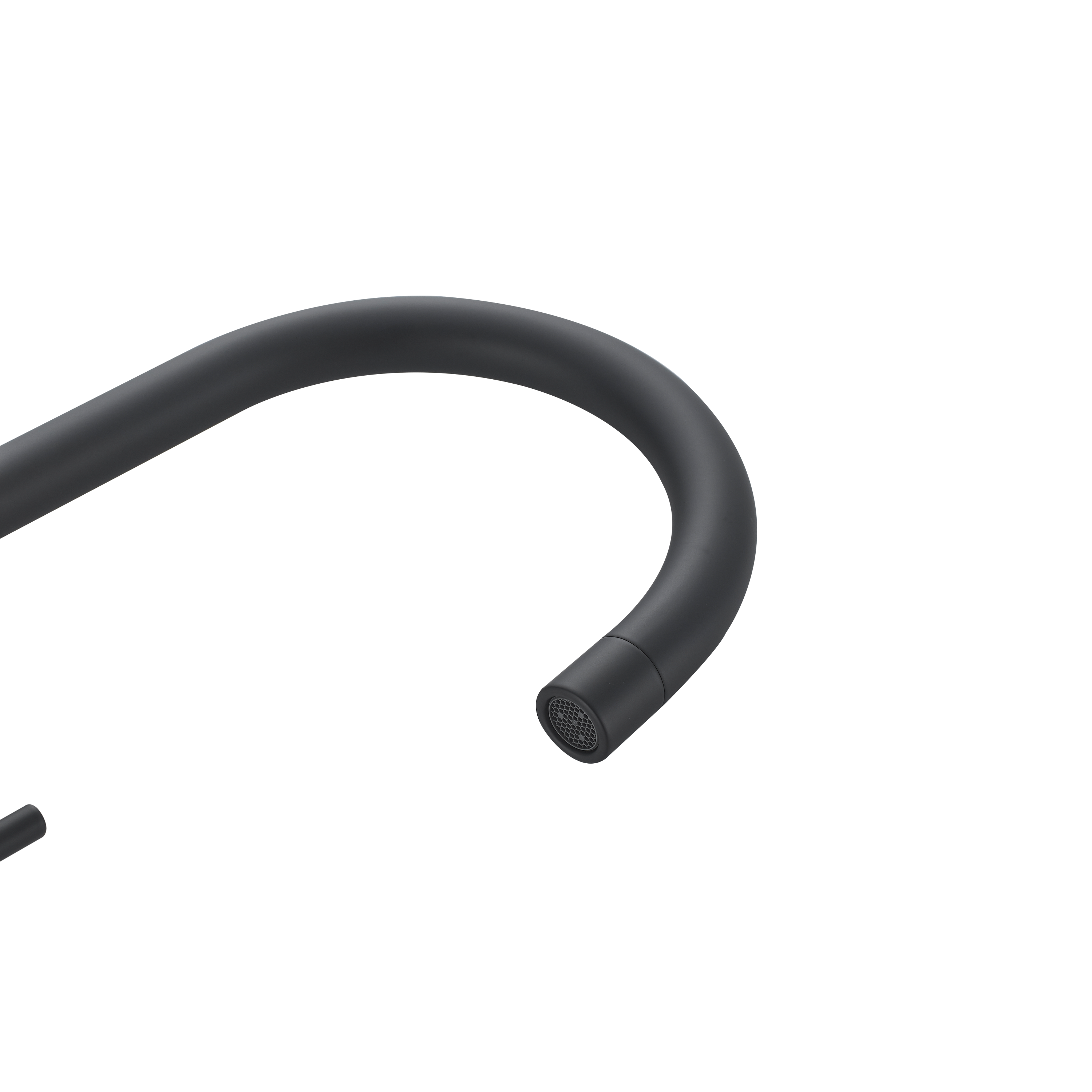 Torneira de bancada cano alto preto Delinia Loa - 6