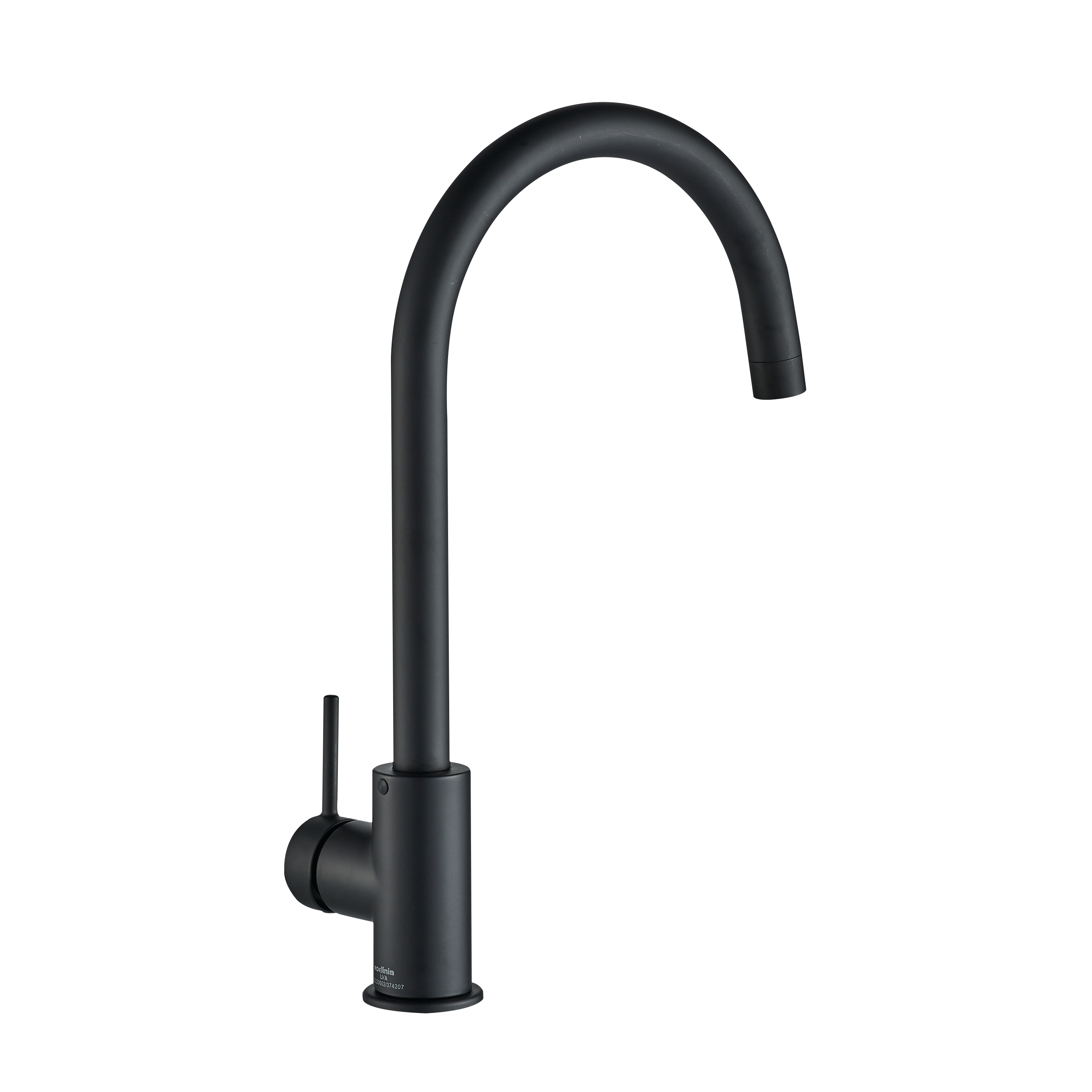 Bateria kuchenna Deli Loa Czarna wylewka U Delinia