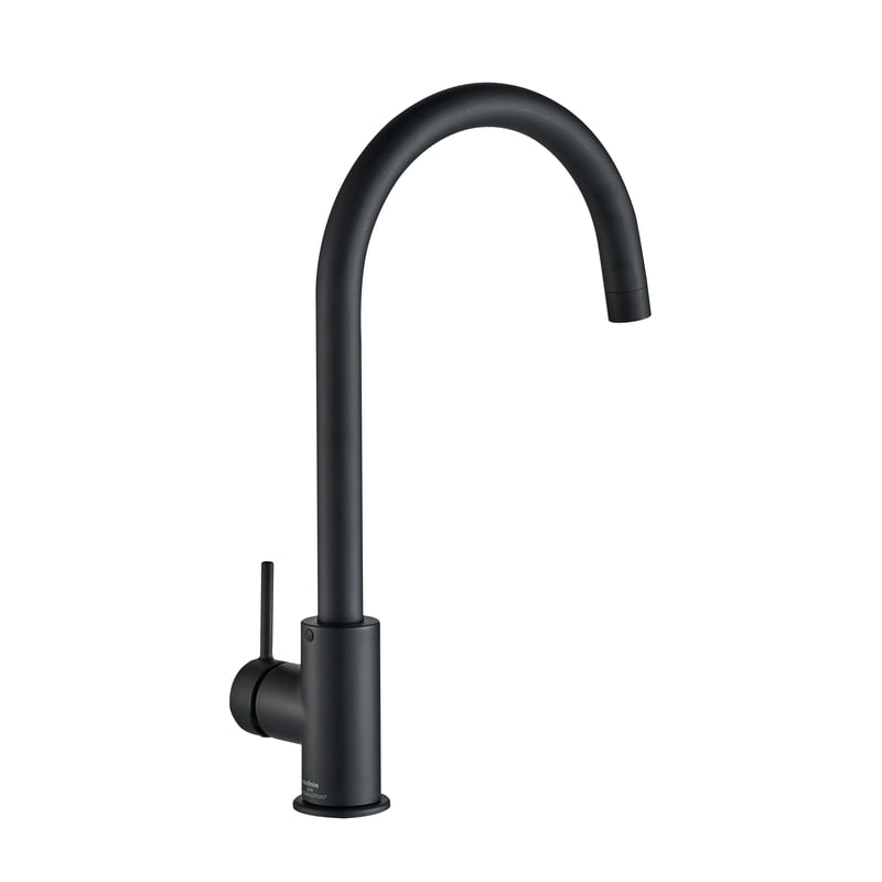 Bateria kuchenna Deli Loa Czarna wylewka U Delinia