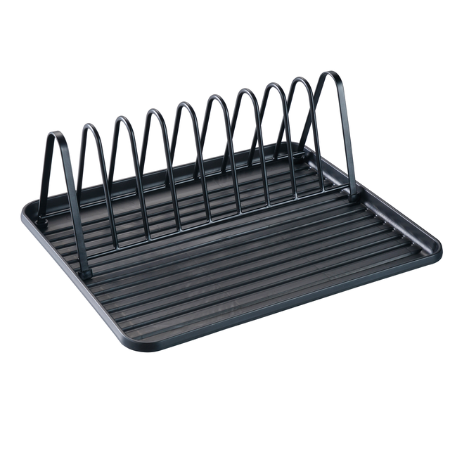 Scolapiatti nero L 36 x H 13.6 x P 29 cm