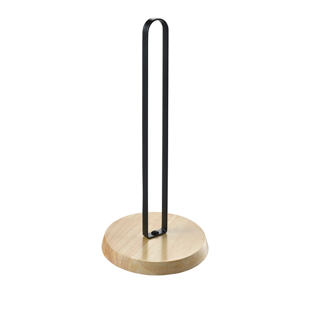 Porte essuie-tout métal noir