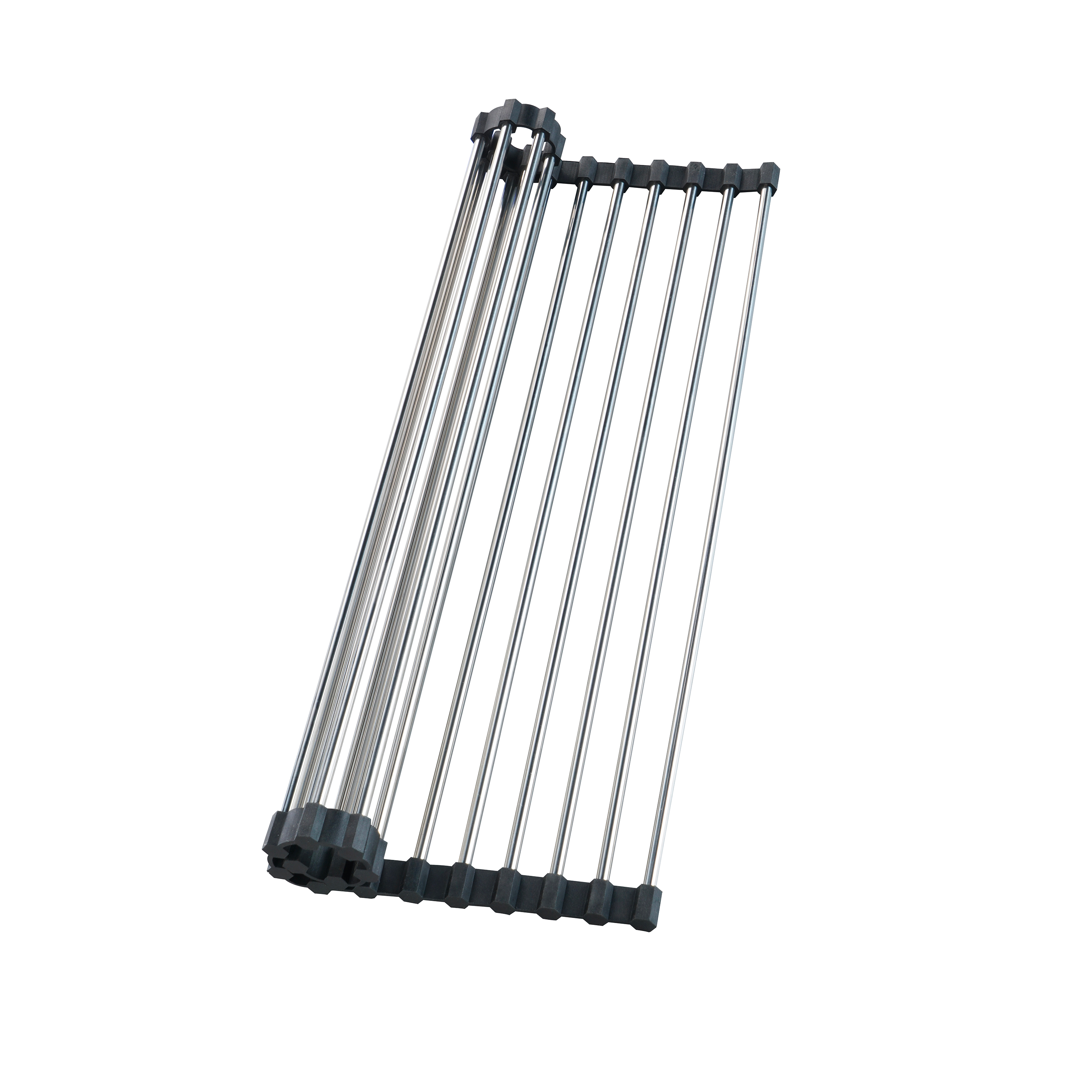 WOHNHELD Porte-Rouleau Essuie-Tout Mural Acier Inoxydable Avec Frein - Fixation Autocollante Argenté