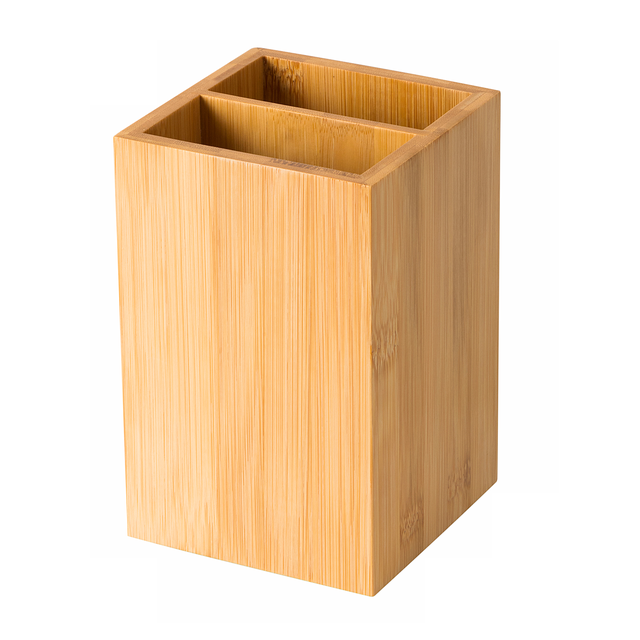 Porte-ustensiles bambou DELINIA L.10.3 x H.16 cm