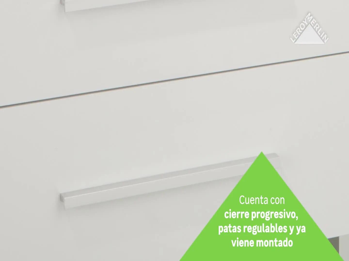 Mueble de baño Madrid blanco 80x45 cm (lavabo no incluido) - 15