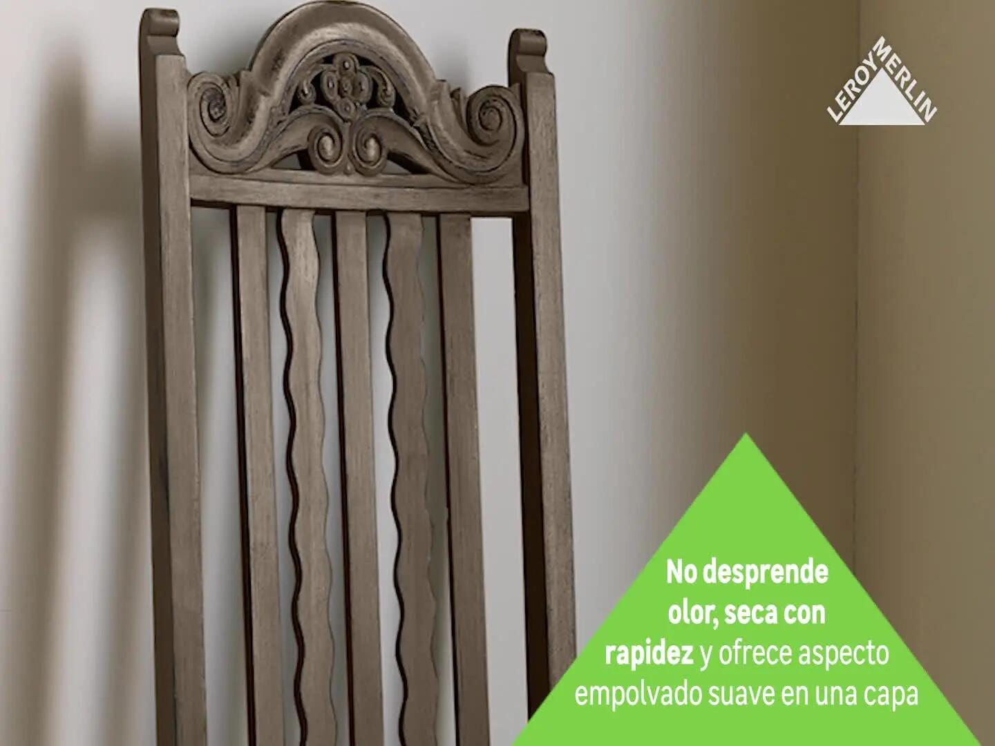 Pintura a la tiza RUST-OLEUM en color cacao mate para aplicar sobre madera, contrachapado 750 ml - 7