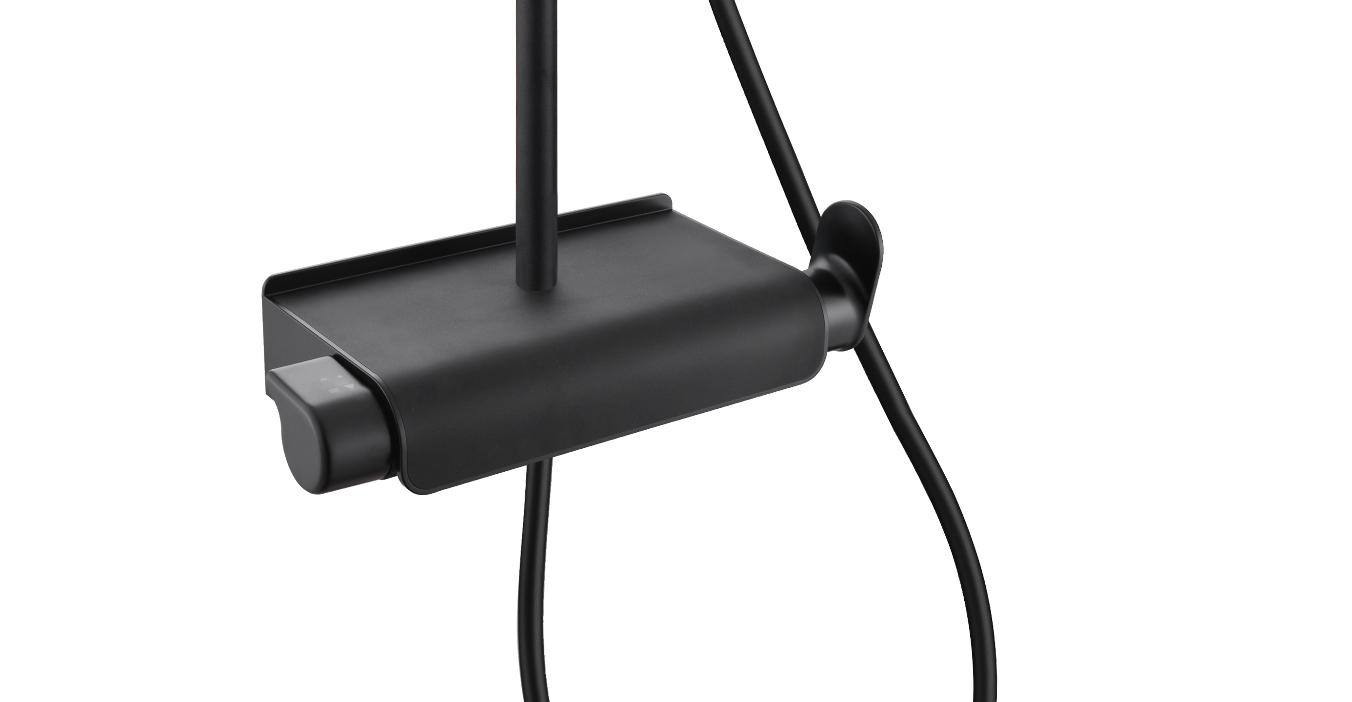 Conjunto de duche com torneira preto Sensea Easy - 5