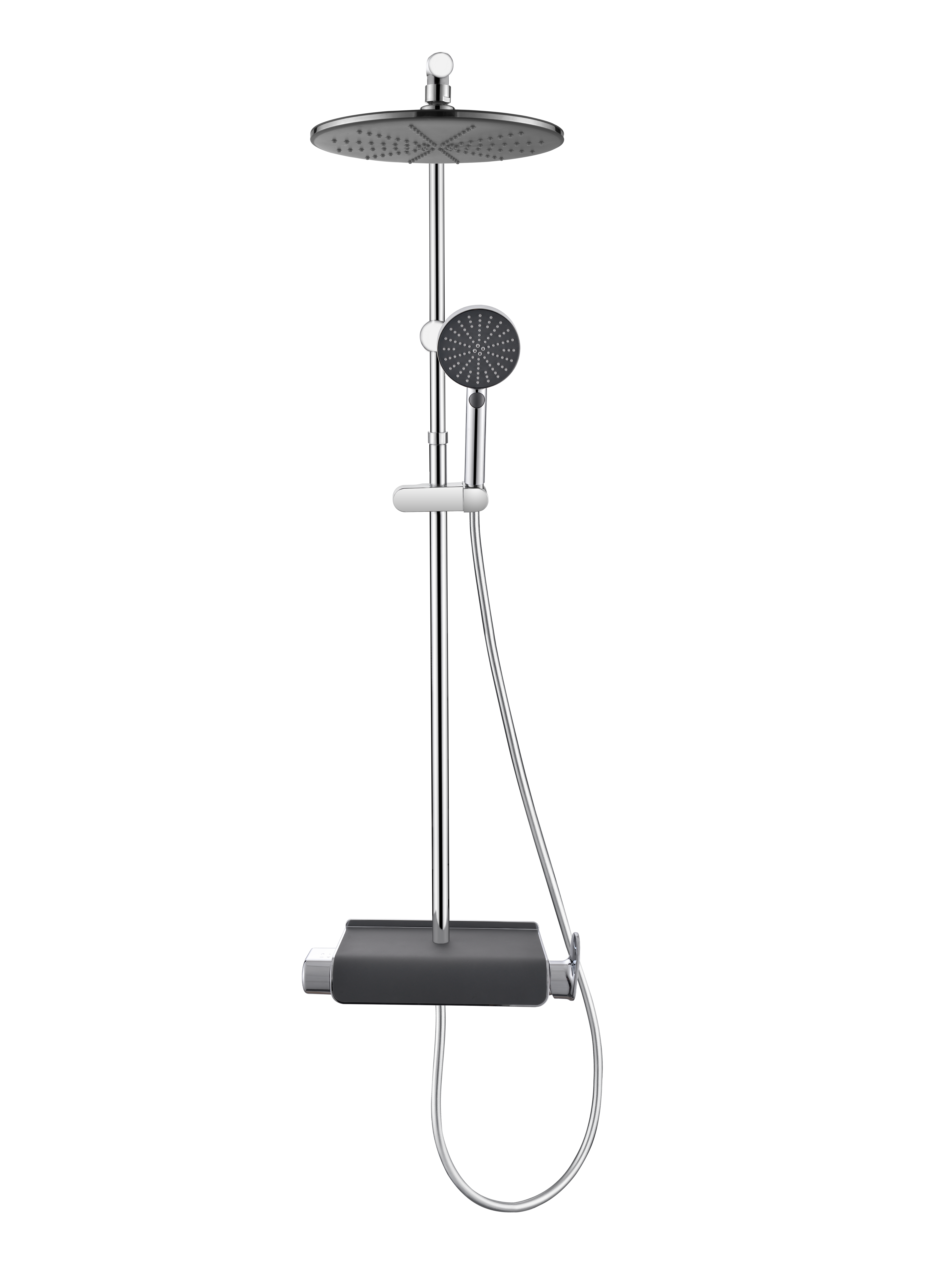 Conjunto de duche com torneira monocomando cromado Sensea Easy - 5