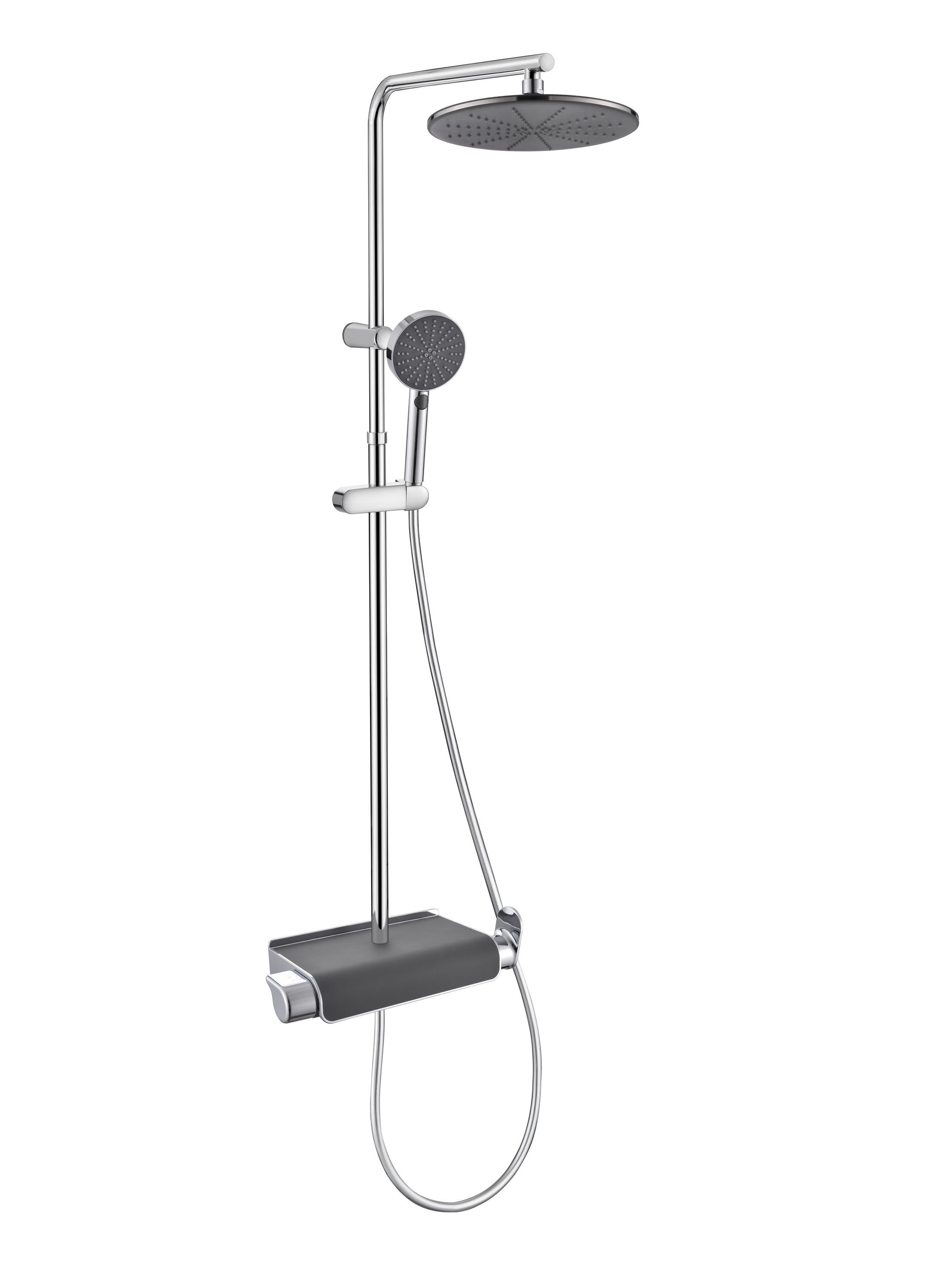 Columna de ducha monomando SENSEA Easy cromado Leroy Merlin