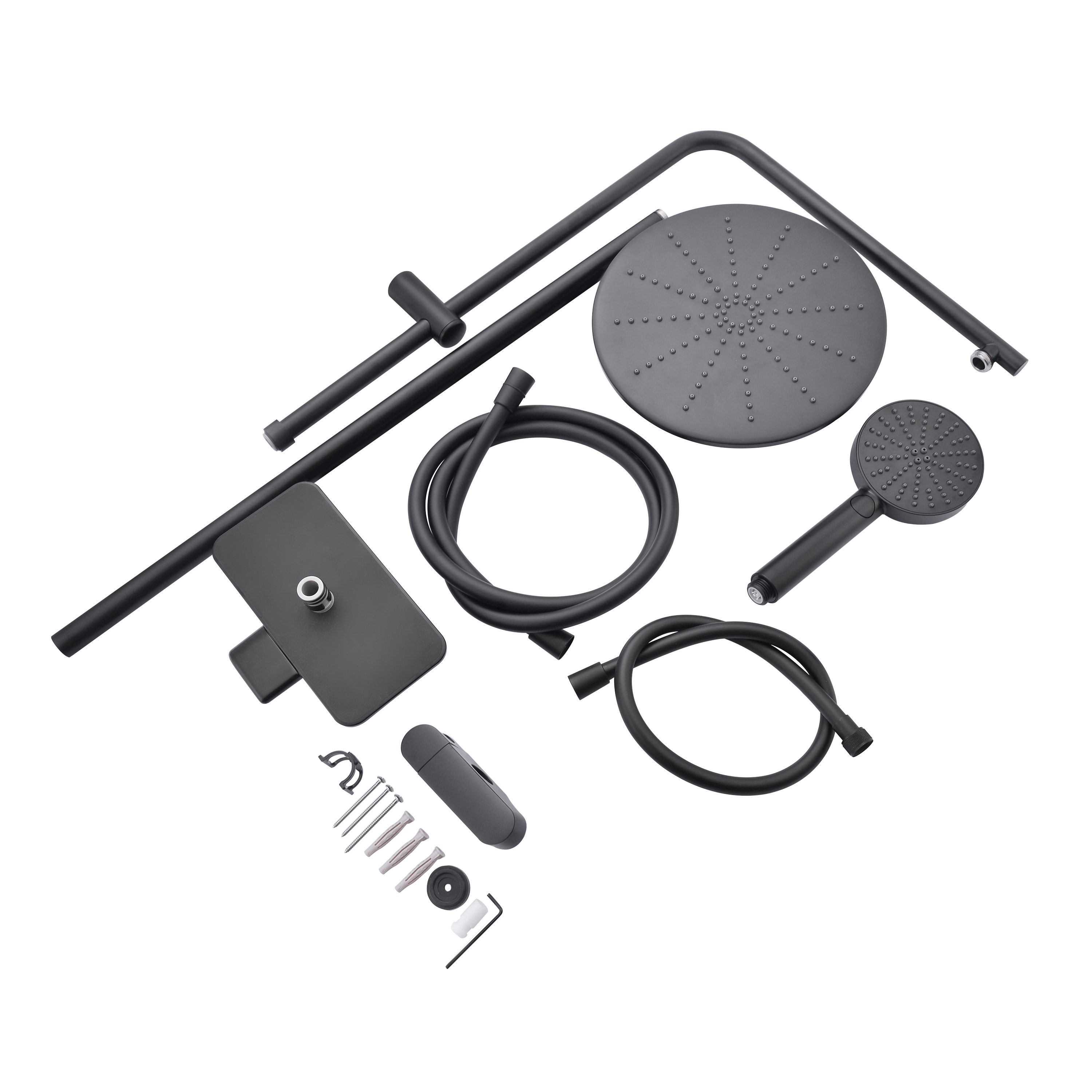 Colonne de douche produit sans robinet 3 jet(s) noir Easy SENSEA - 6
