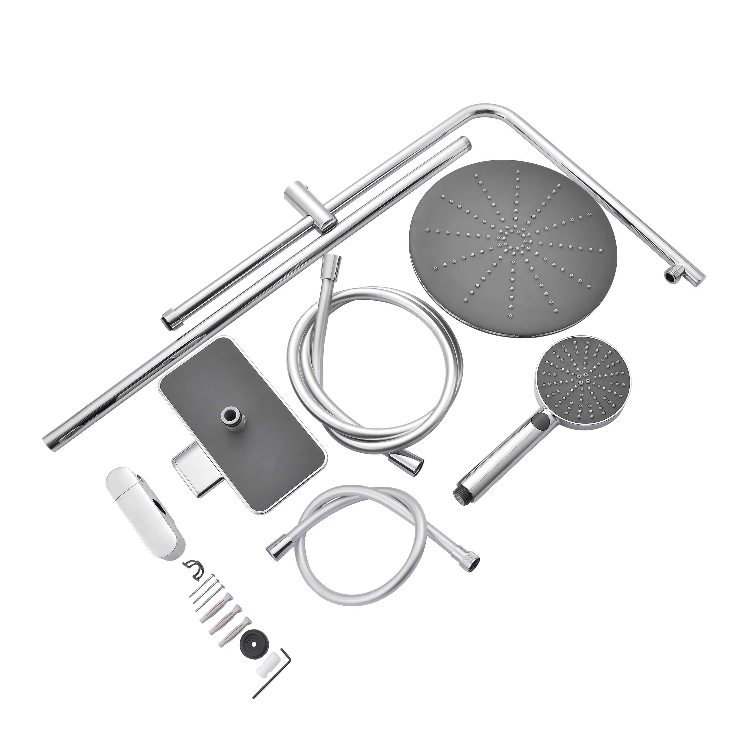 Colonne de douche sans robinetterie 3 jet(s) chrome Easy SENSEA - 6
