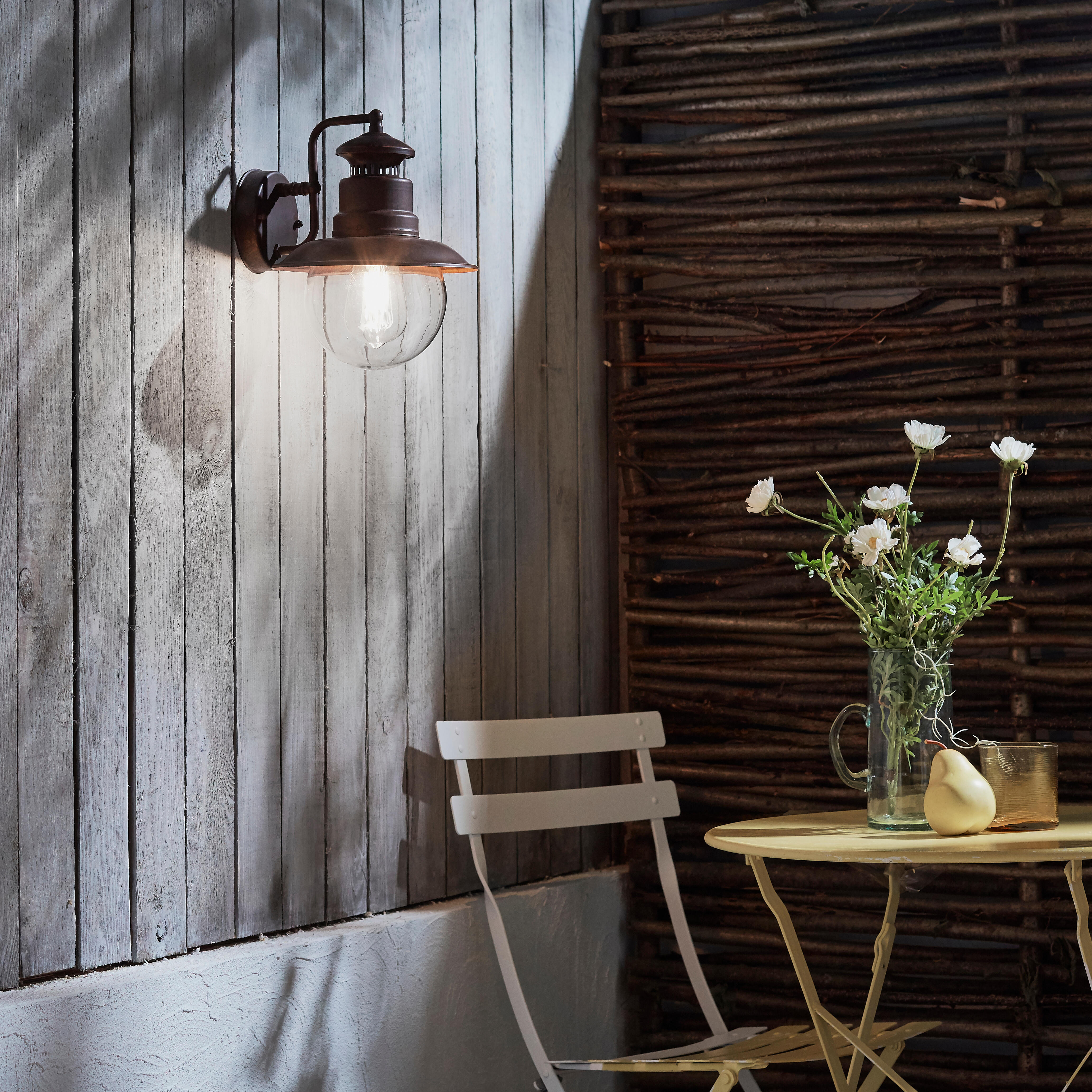 Kinkiet zewnętrzny RUST MARINA IP44 patyna E27 INSPIRE - 8