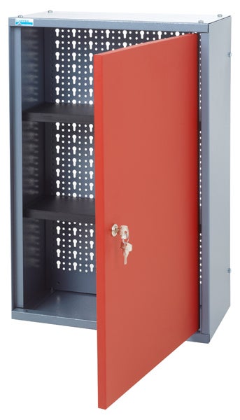 Armoire de rangement en métal rouge KUPPER 40 cm 1 porte - 2