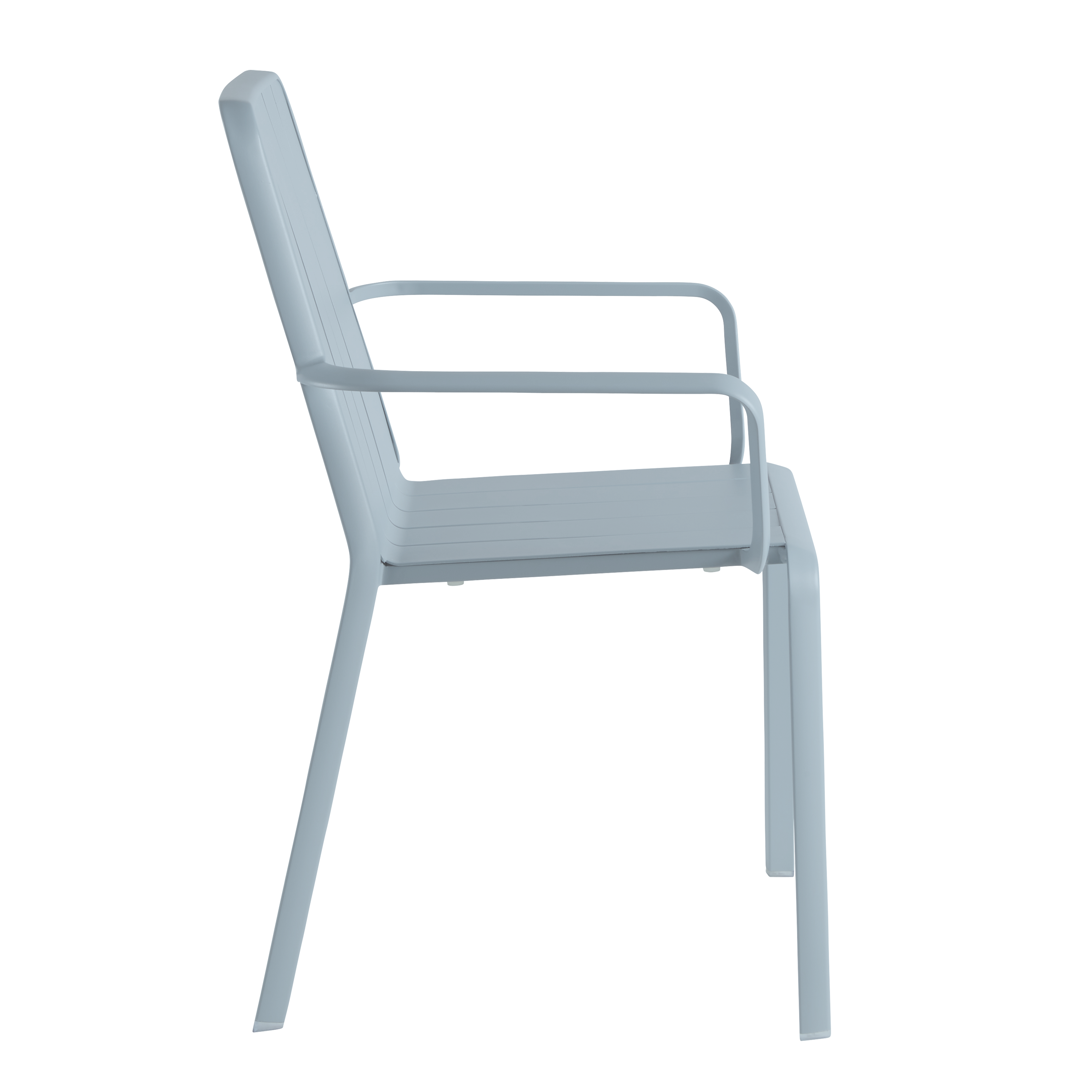 Fauteuil de jardin NATERIAL en aluminium bleu - 5