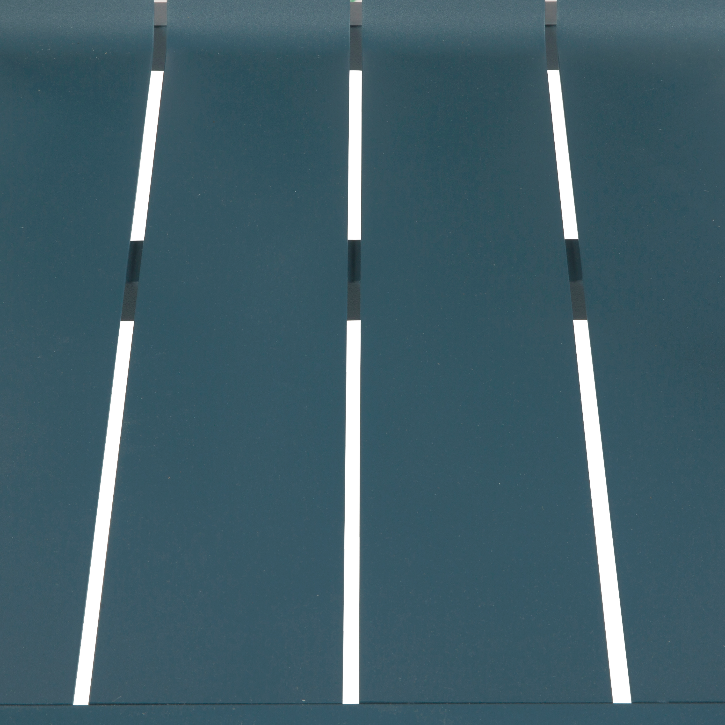 Sedia da giardino con braccioli Idaho NATERIAL, struttura e seduta in alluminio blu - 12