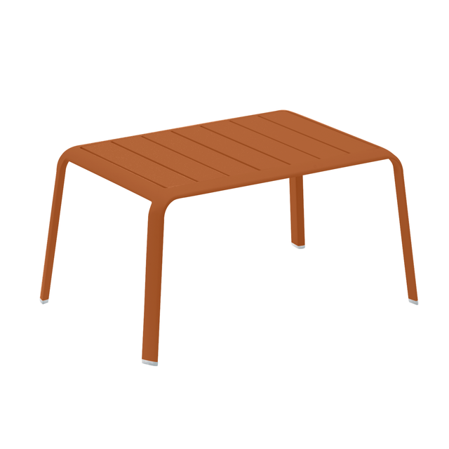 Mesa de apoio alumínio NATERIAL IDAHO 59X41X30CM LARANJA