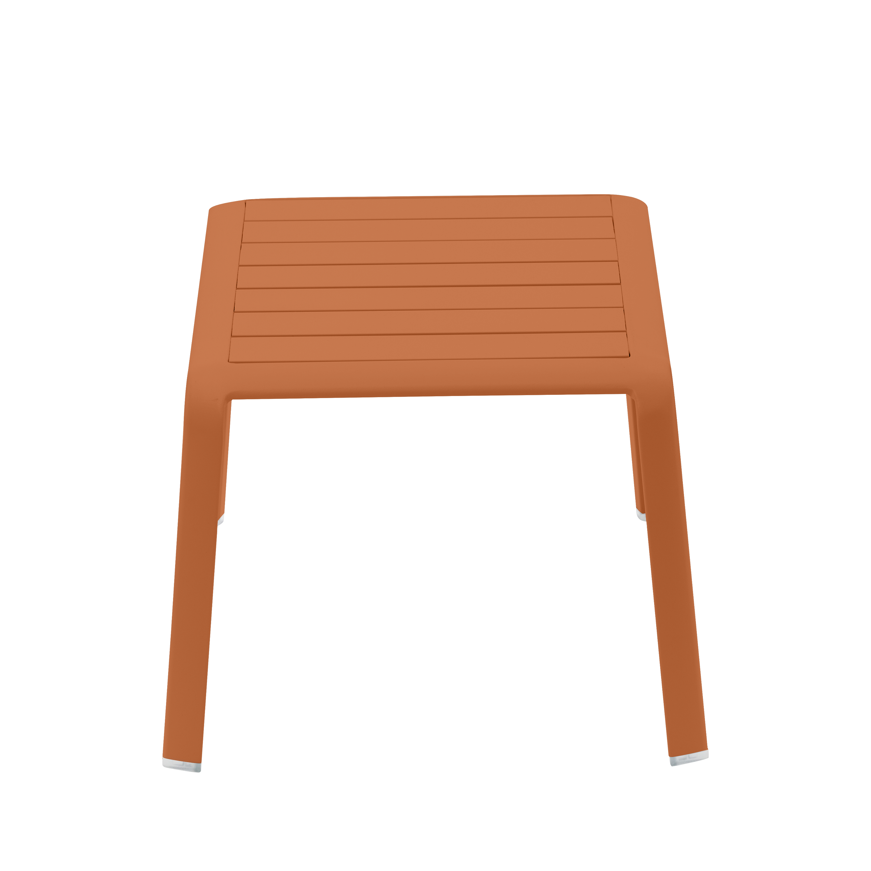 Set tavolo e sedie Idaho NATERIAL in alluminio arancione per 2 persone - 7