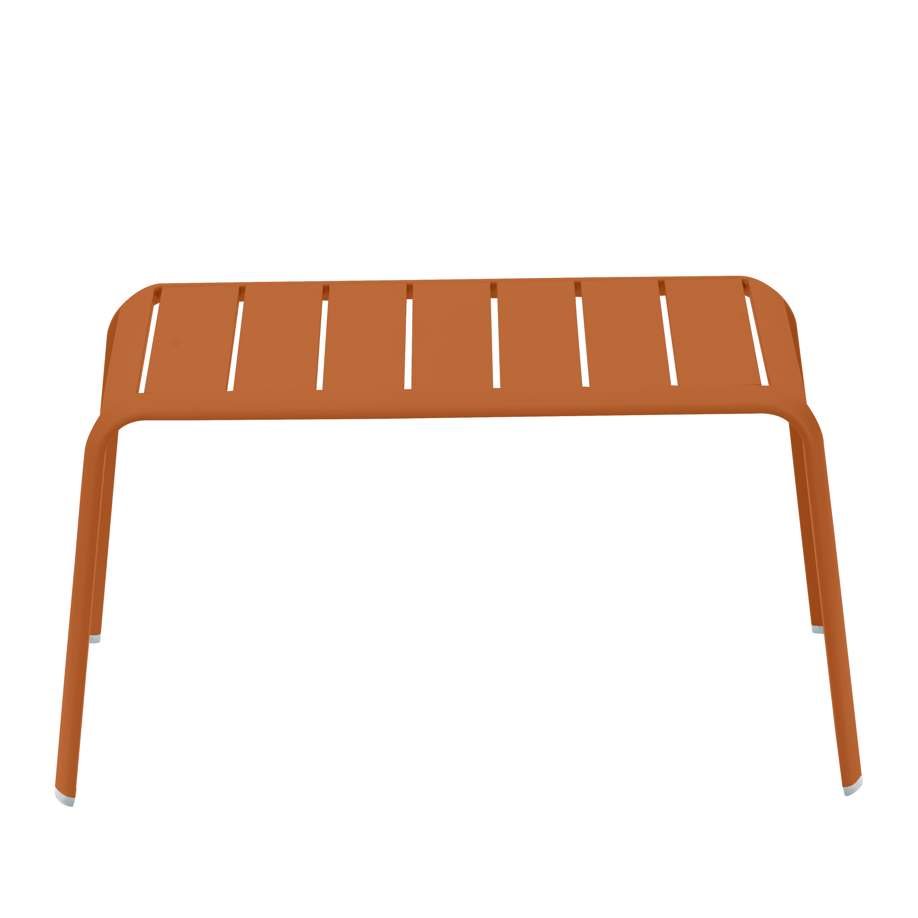 Set tavolo e sedie Idaho NATERIAL in alluminio arancione per 2 persone - 8