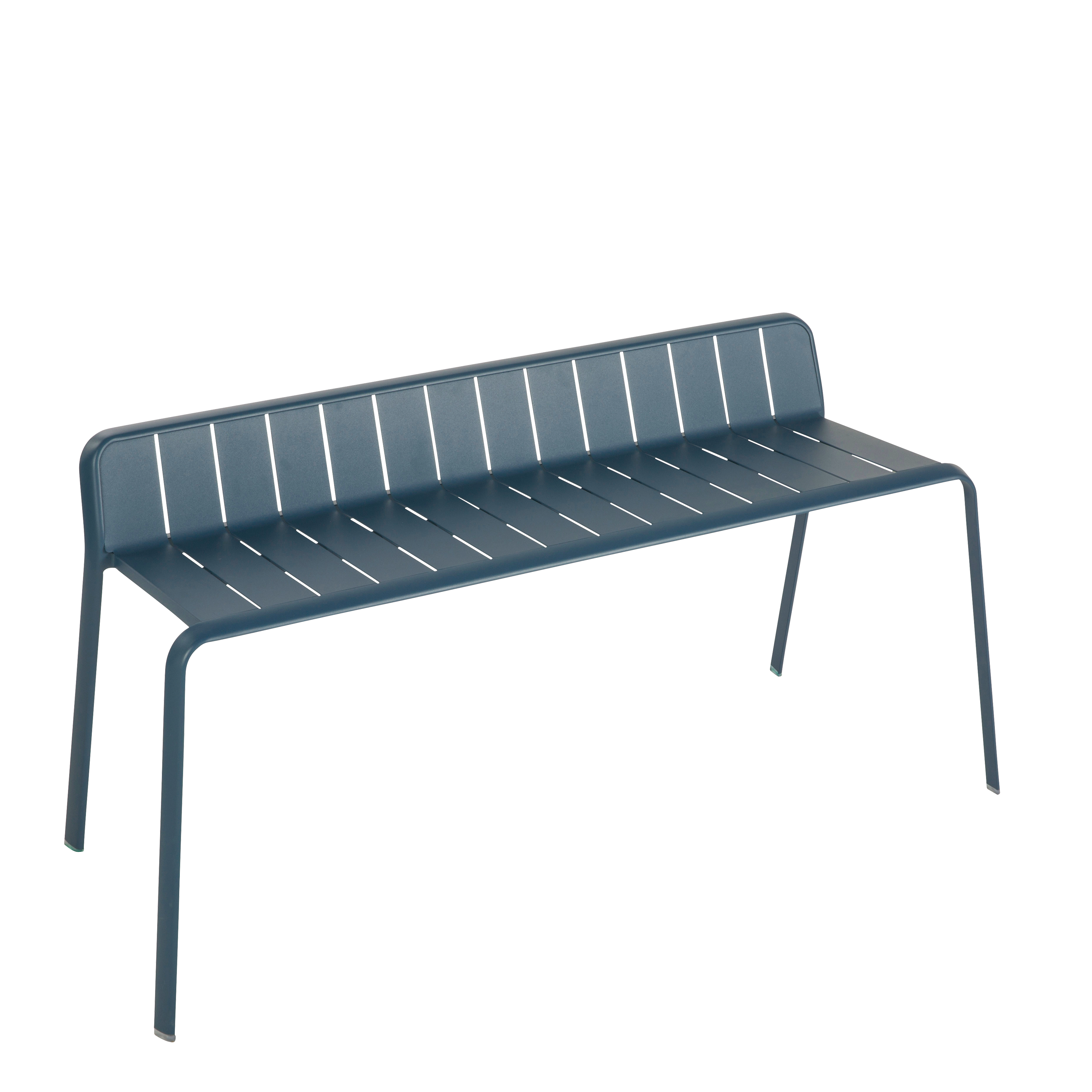 Panca da giardino in alluminio blu Idaho NATERIAL, 2 posti - 8