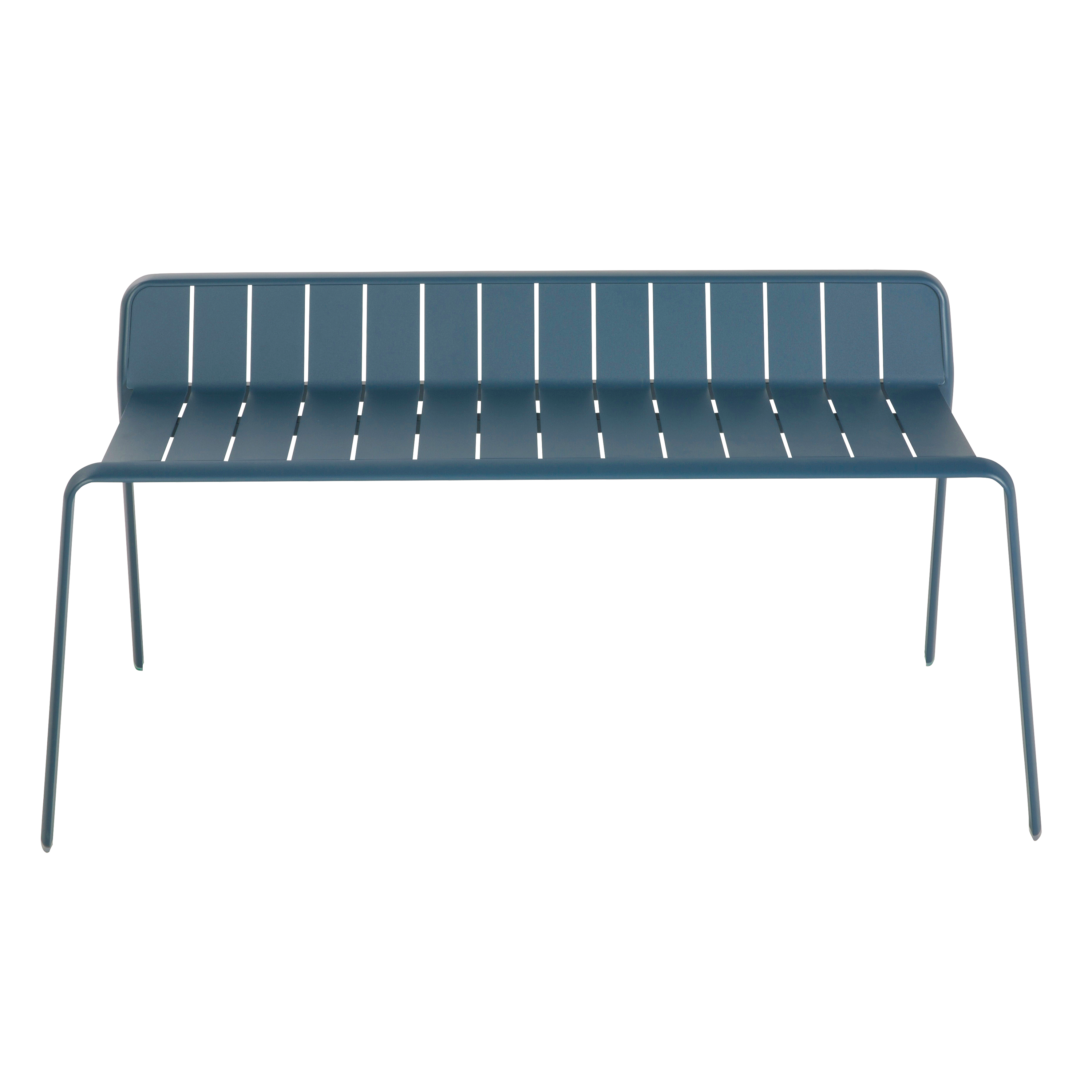 Panca da giardino in alluminio blu Idaho NATERIAL, 2 posti - 10