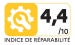 Indice de réparabilité : 4.4 sur 10